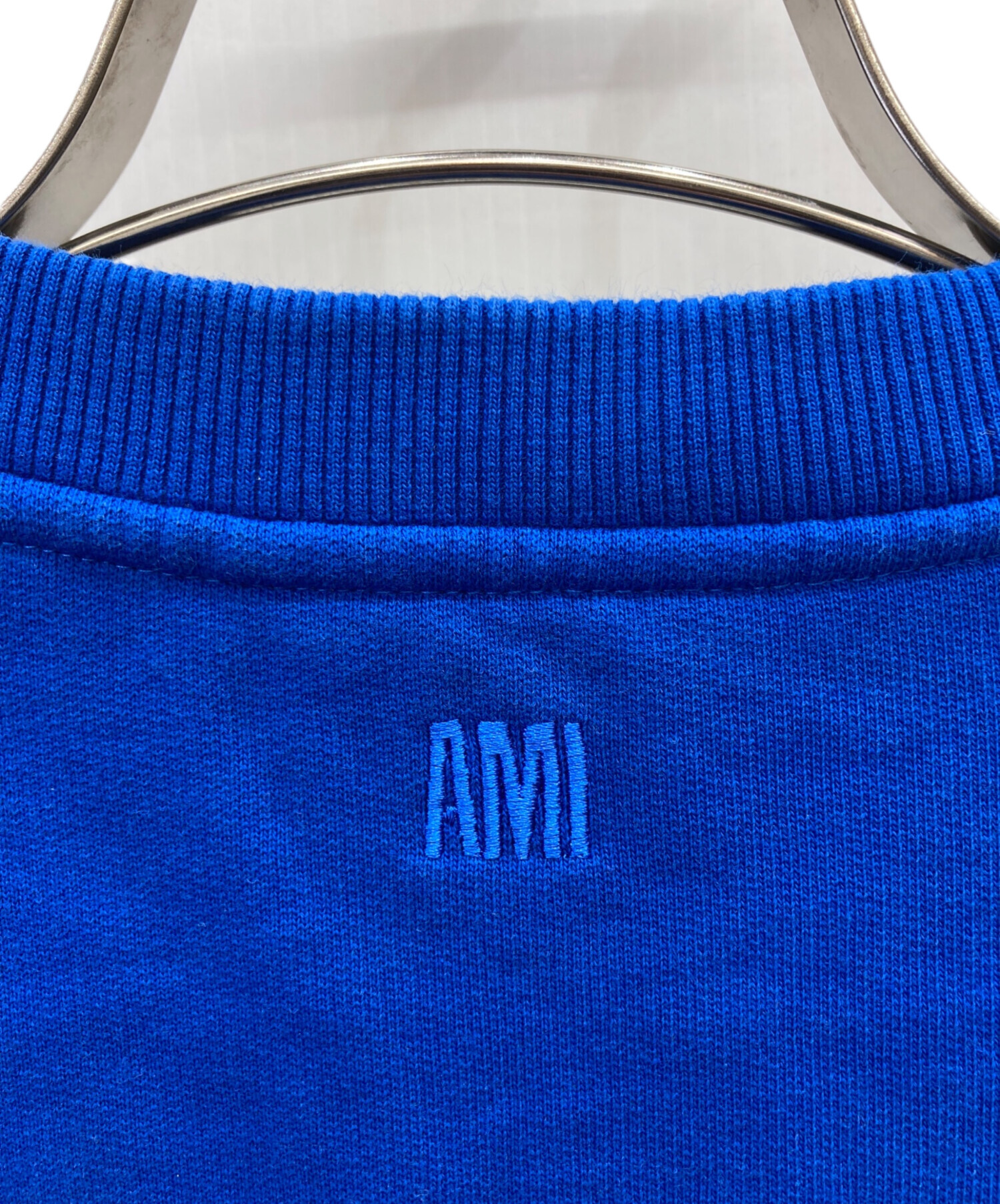 中古・古着通販】AMI PARIS (アミ パリス) ロゴ刺繍クルーネック 
