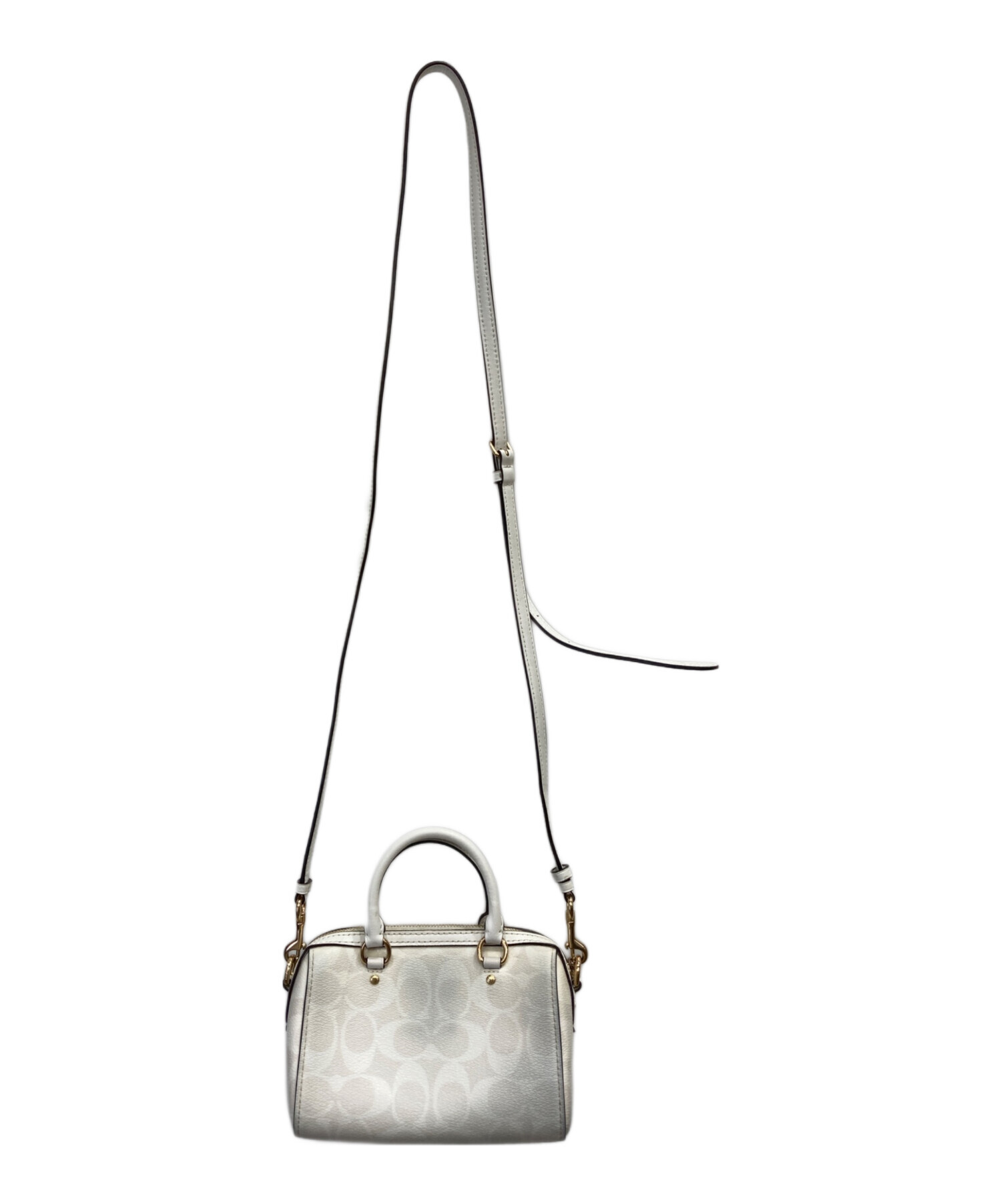 中古・古着通販】COACH (コーチ) 2WAYミニショルダーバッグ ホワイト