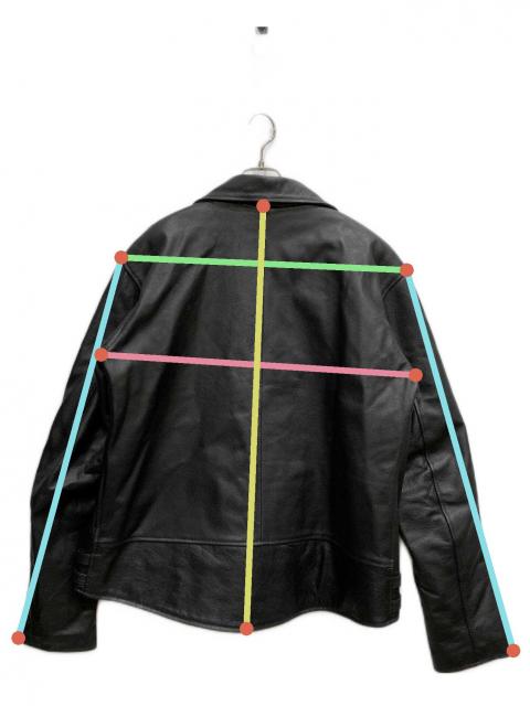 中古・古着通販】freedom (フリーダム) ダブルライダースジャケット