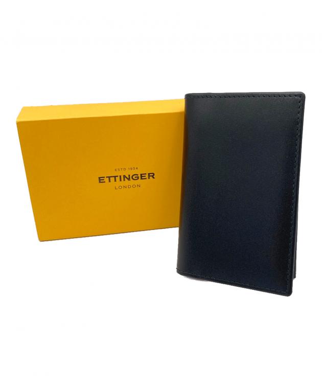 エッティンガー　ETTINGER　 ケース　ネイビー／イエロー 中古・古着通販】ETTINGER (エッティンガー) VISITING CARD CASE