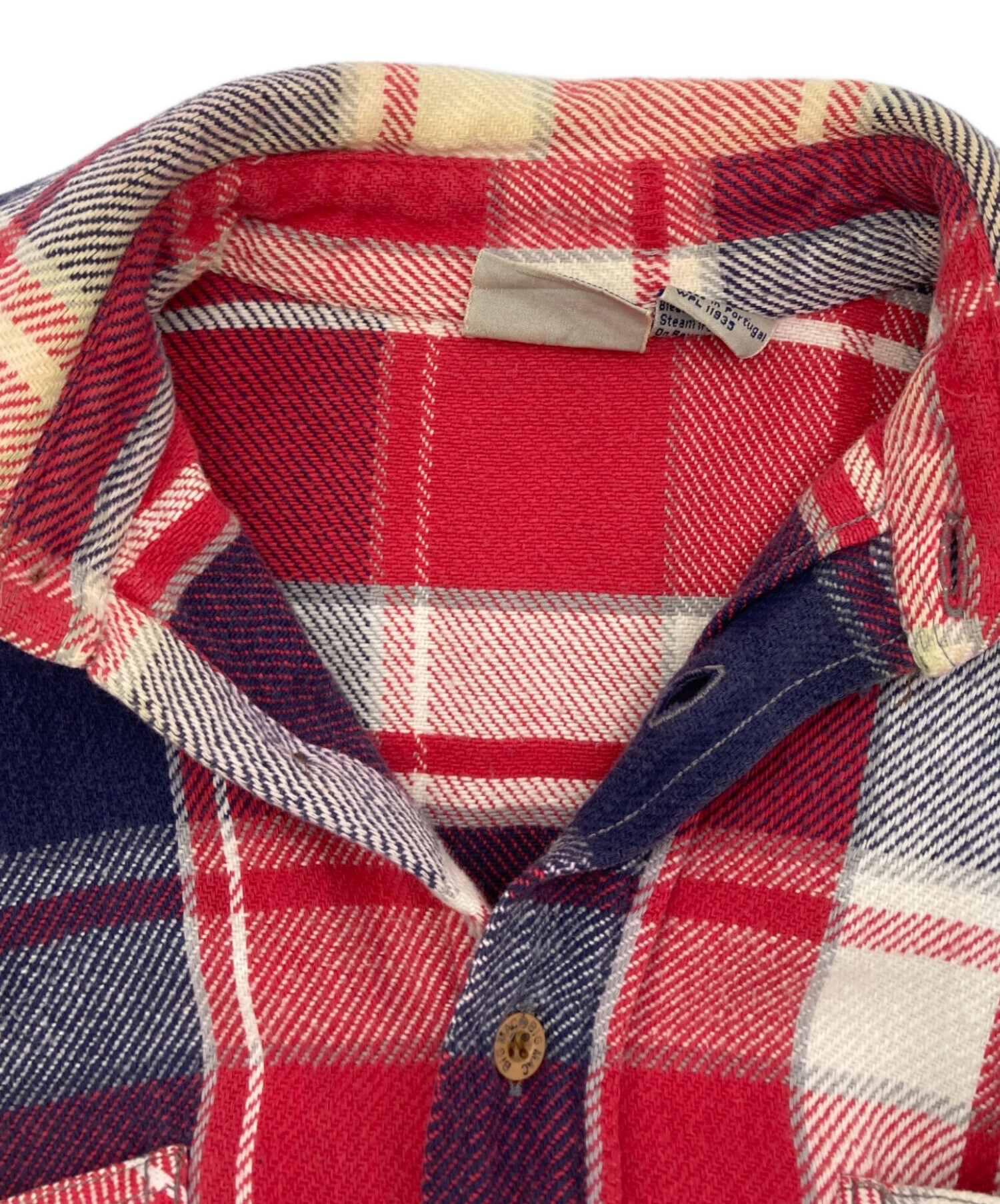 中古・古着通販】BIG MAC (ビッグマック) チェックネルシャツ レッド