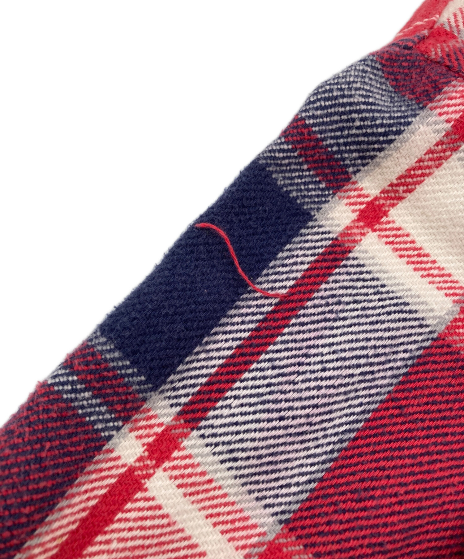 中古・古着通販】BIG MAC (ビッグマック) チェックネルシャツ レッド