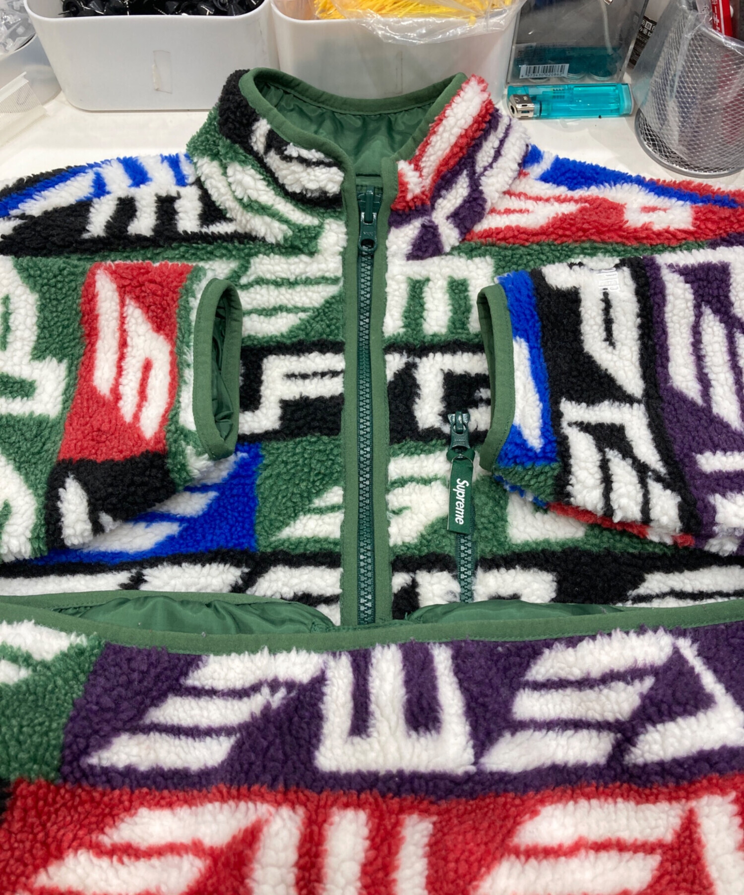 中古・古着通販】SUPREME (シュプリーム) Geo Reversible WINDSTOPPER 