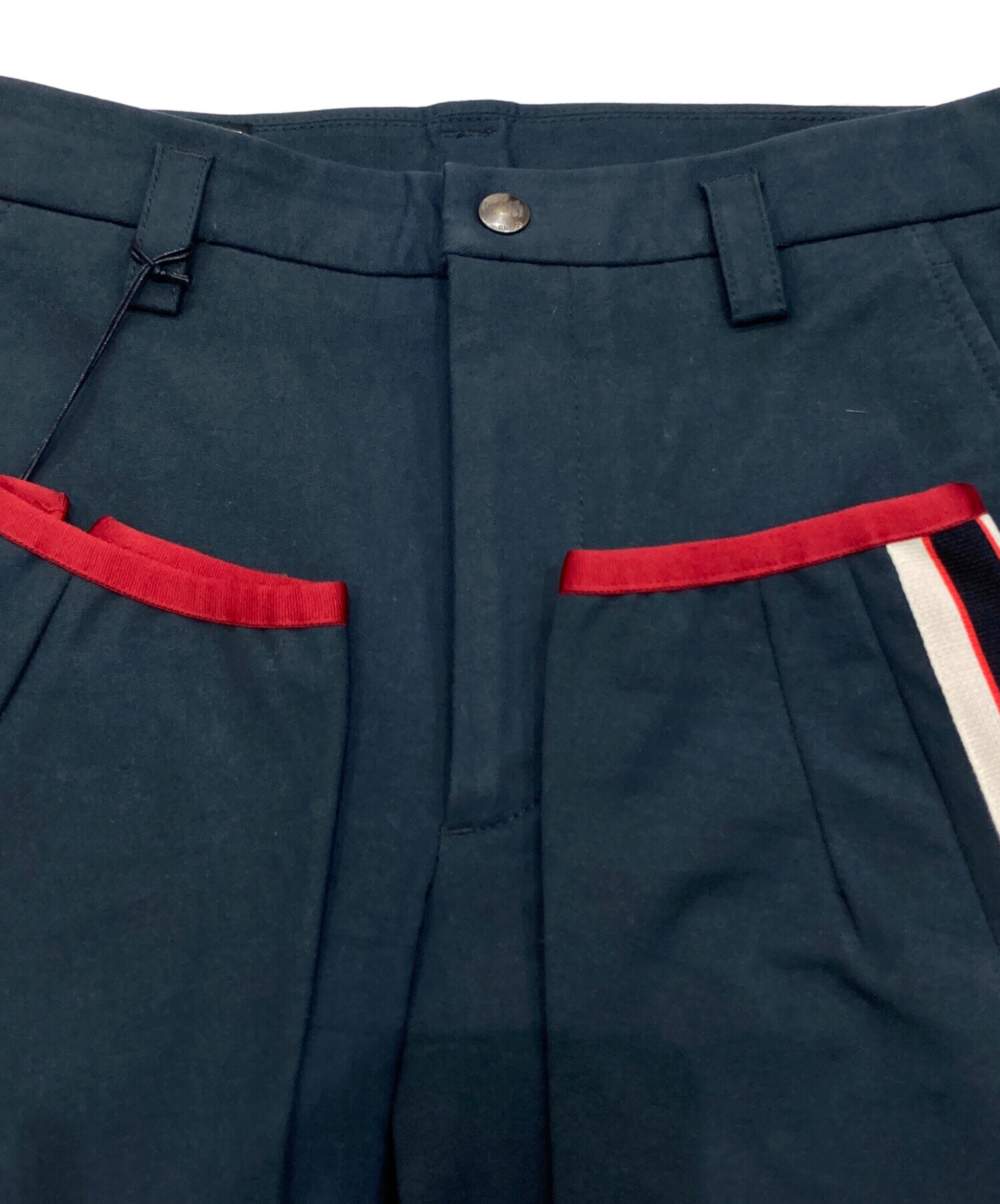 中古・古着通販】GUCCI (グッチ) サイドラインギャバジンストレッチ