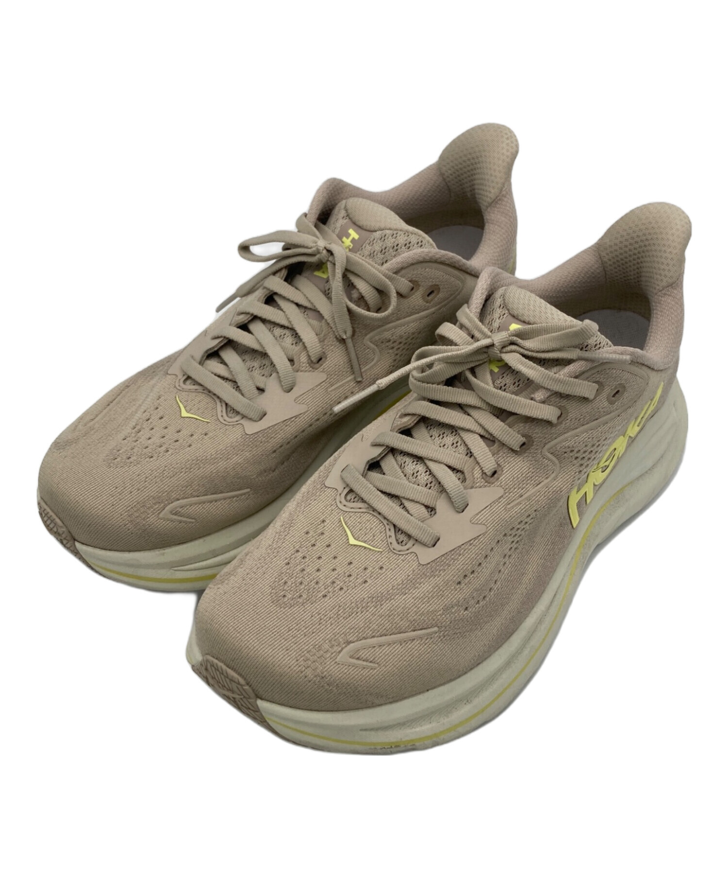 中古・古着通販】HOKAONEONE (ホカオネオネ) CLIFTON 10 WIDE ベージュ 