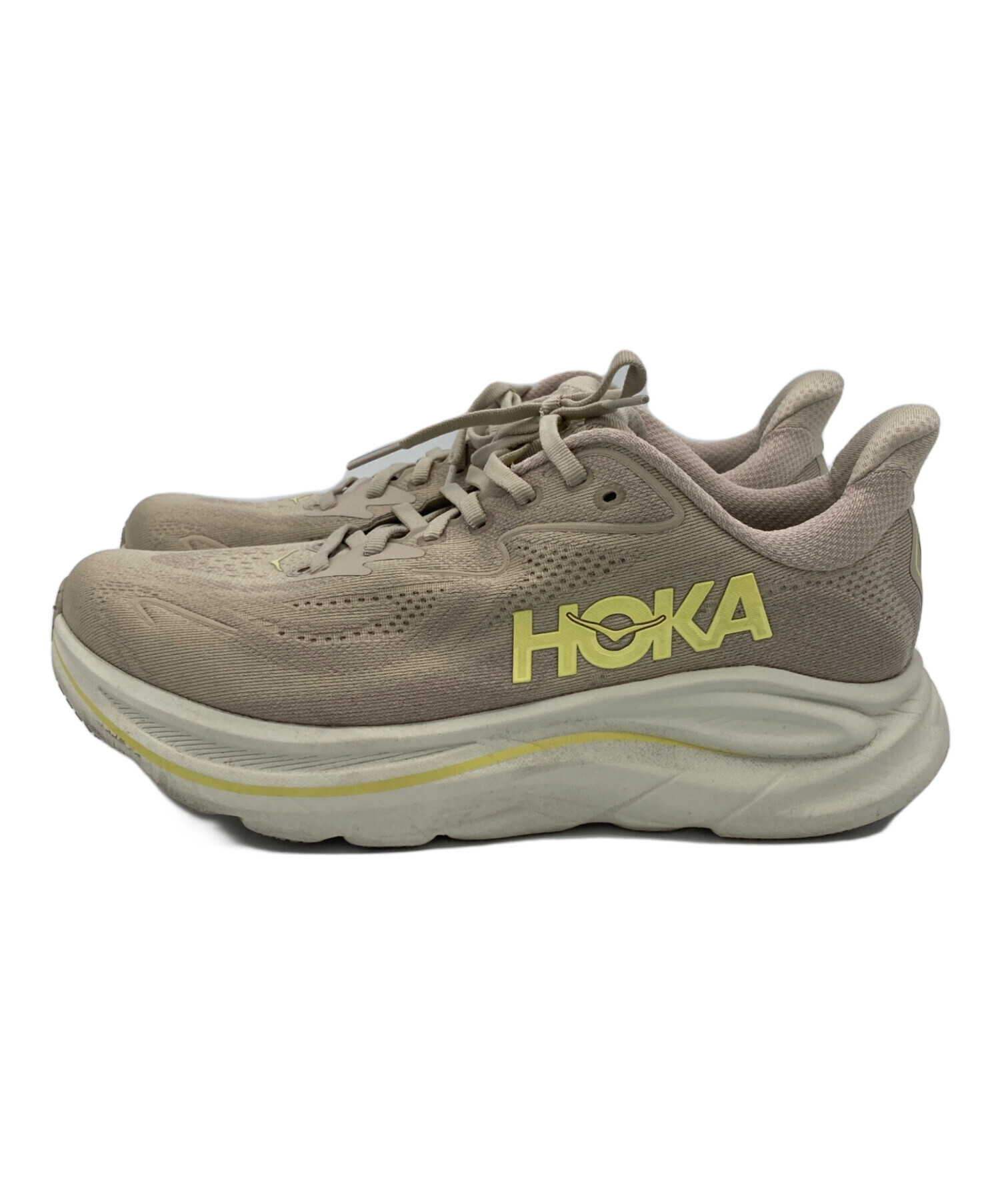 中古・古着通販】HOKAONEONE (ホカオネオネ) CLIFTON 10 WIDE ベージュ 