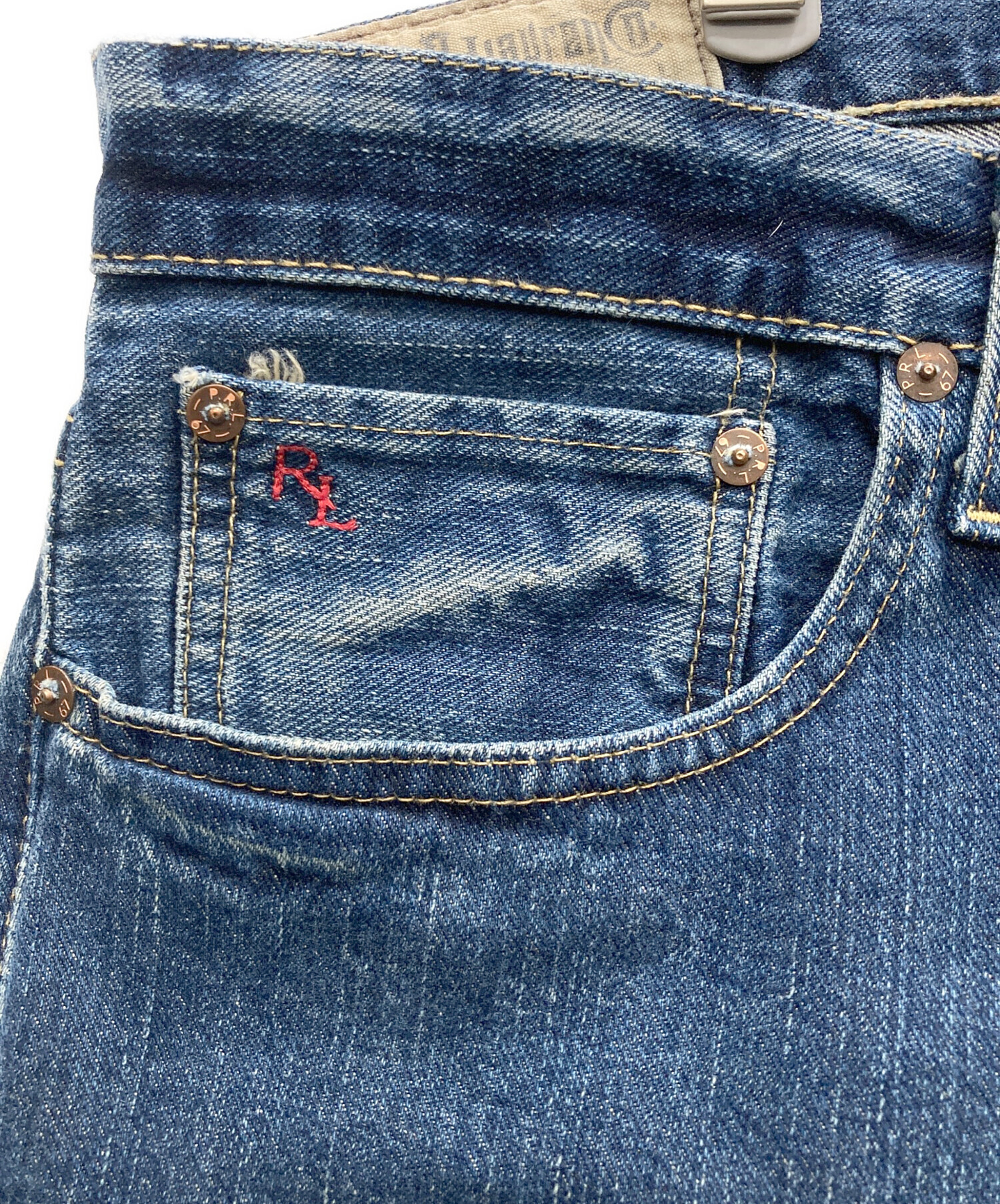 新品 POLO RALPH LAUREN デニム パンツ ラルフローレン USA 中古・古着通販】POLO RALPH LAUREN (ポロ・ラルフローレン) デニム