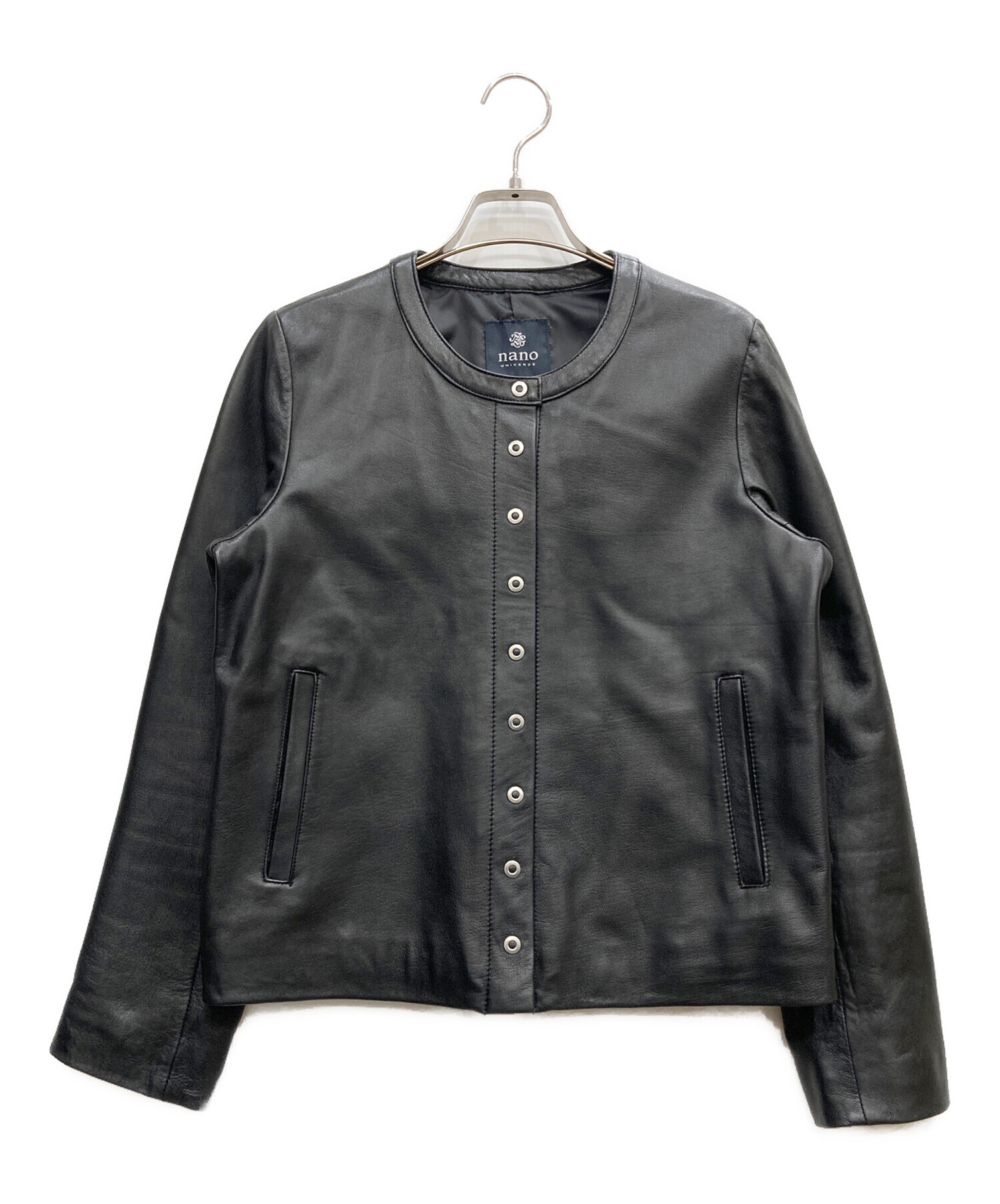 中古・古着通販】nano・universe (ナノ・ユニバース) ラムレザー