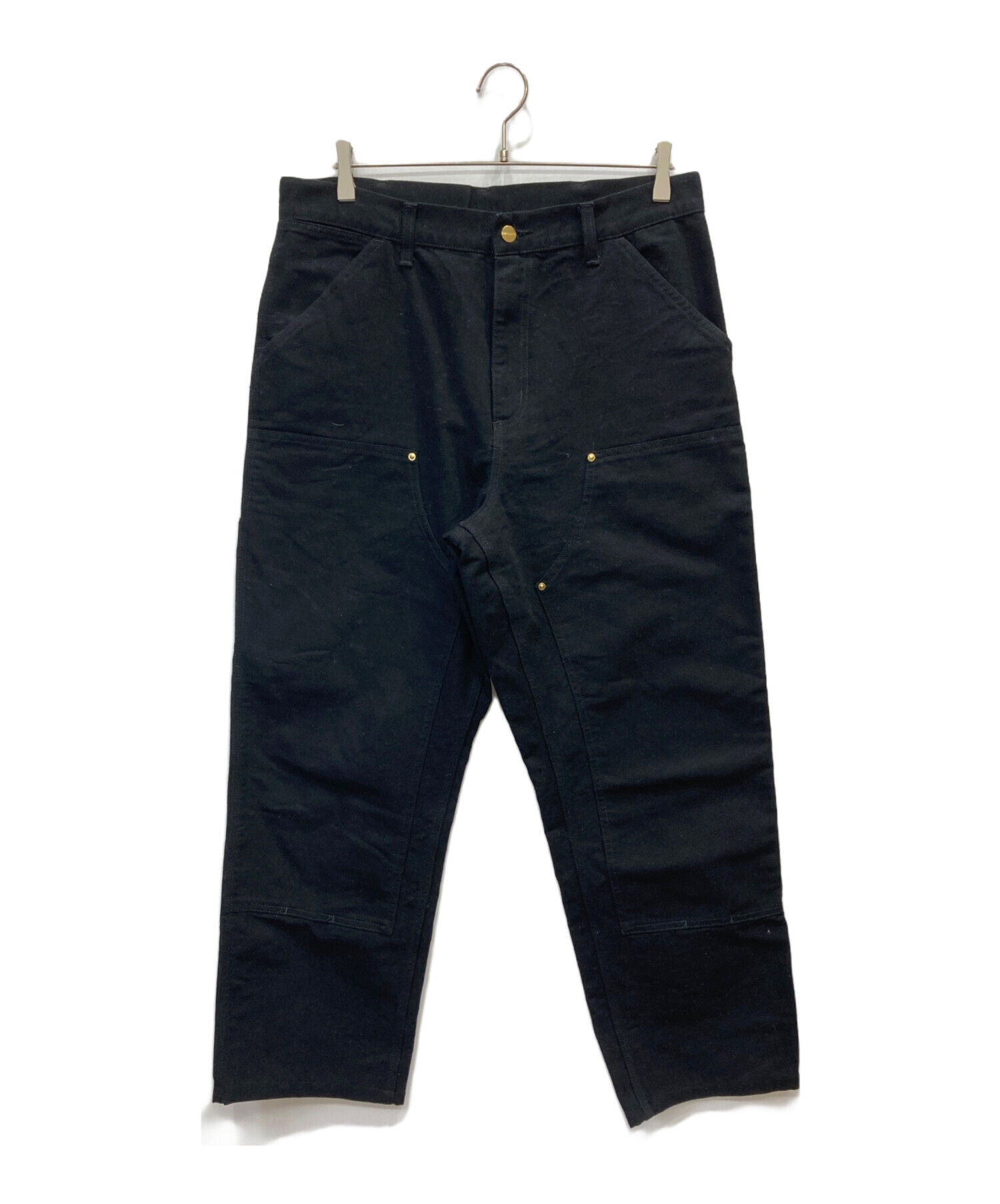 中古・古着通販】CarHartt (カーハート) DOUBLE KNEE PANT ブラック