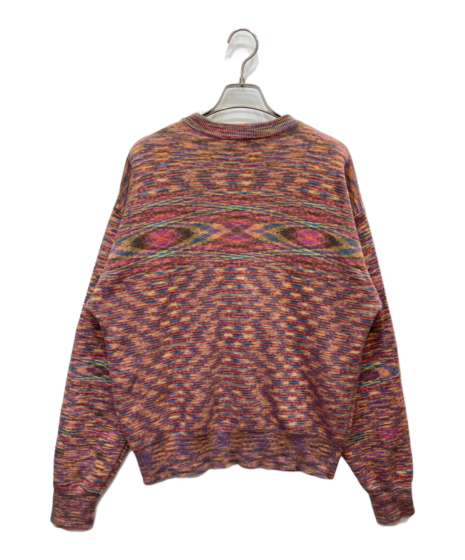 中古・古着通販】ARIES (アリーズ) マルチカラーニット パープル