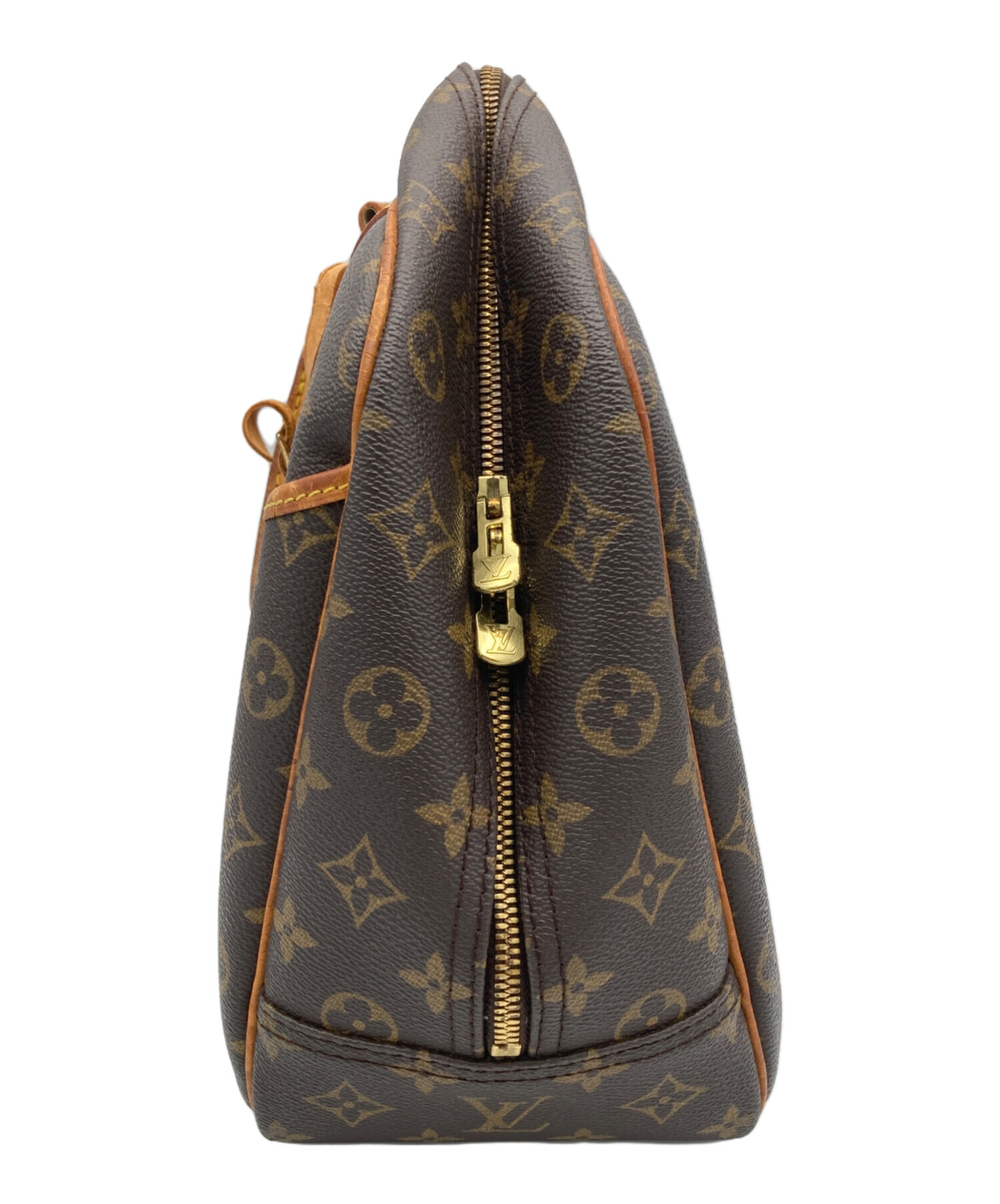Louis Vuitton ハンドバッグ 中型 ダークブラウン 中古・古着通販】LOUIS VUITTON (ルイ ヴィトン) ハンドバッグ