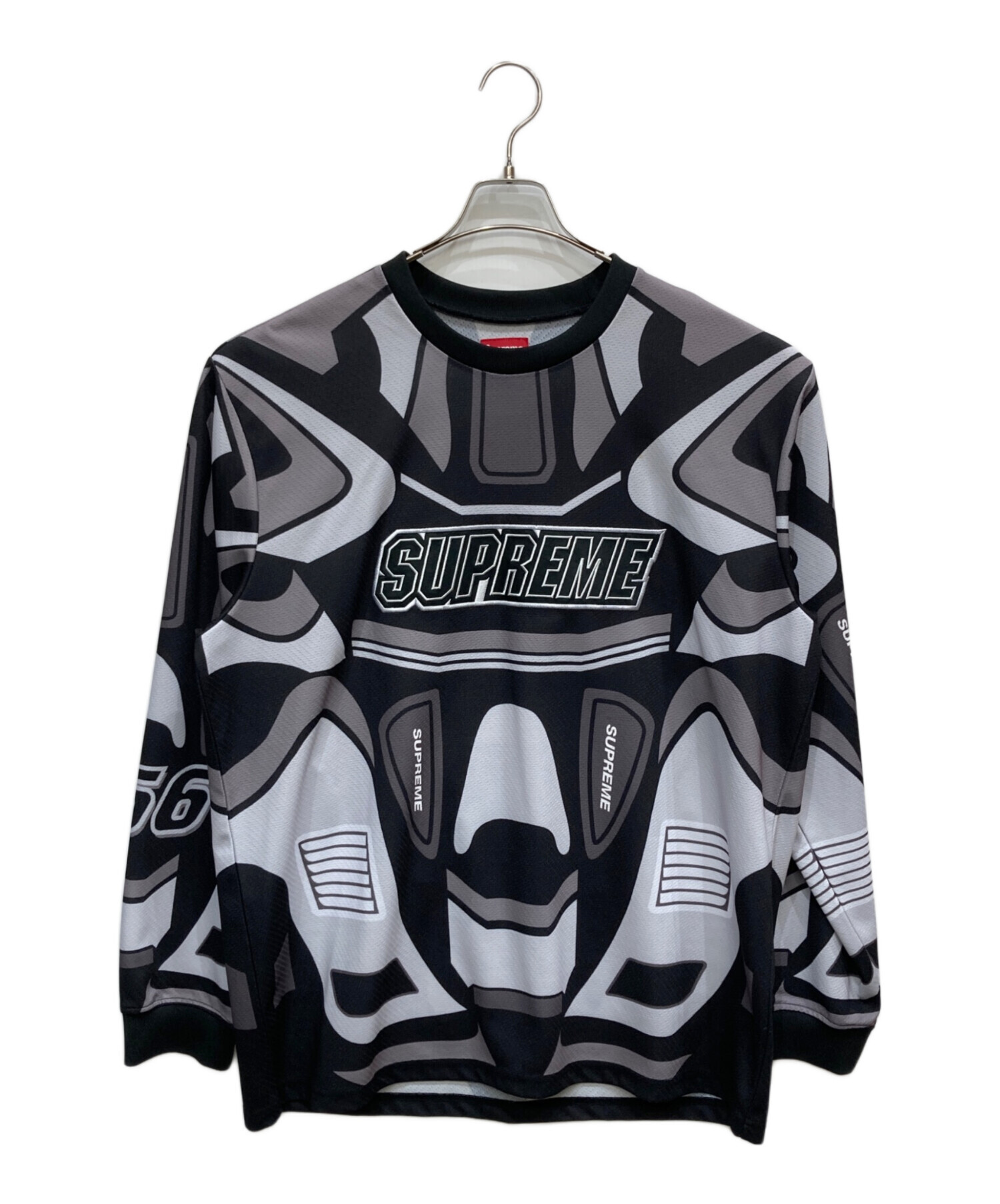 中古・古着通販】Supreme (シュプリーム) Decals Moto Jersey ブラック
