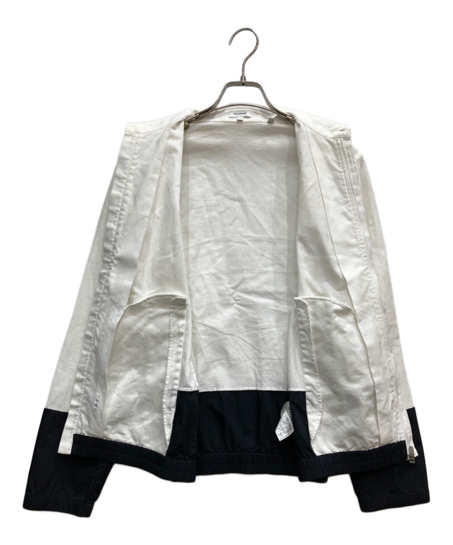 中古・古着通販】JIL SANDER (ジルサンダー) バイカラーシャツブルゾン