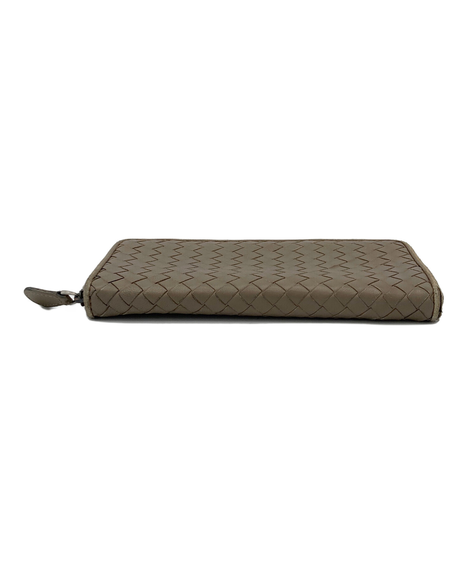 中古・古着通販】BOTTEGA VENETA (ボッテガベネタ) 長財布 ブラウン 