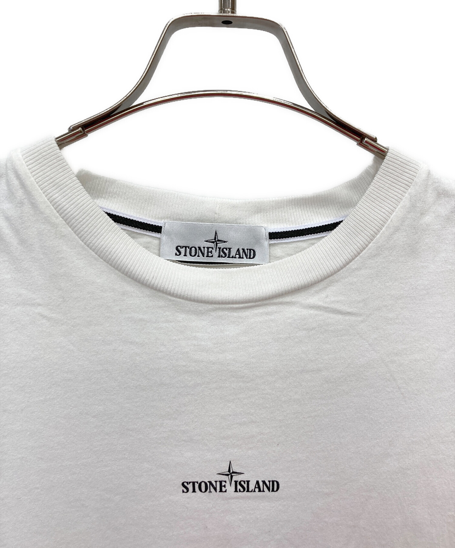 中古・古着通販】STONE ISLAND (ストーンアイランド) ロゴTシャツ
