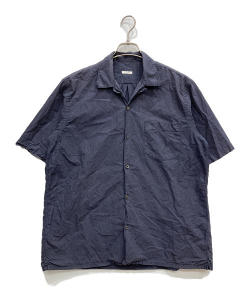 中古・古着通販】COMOLI (コモリ) オープンカラーシャツ ネイビー