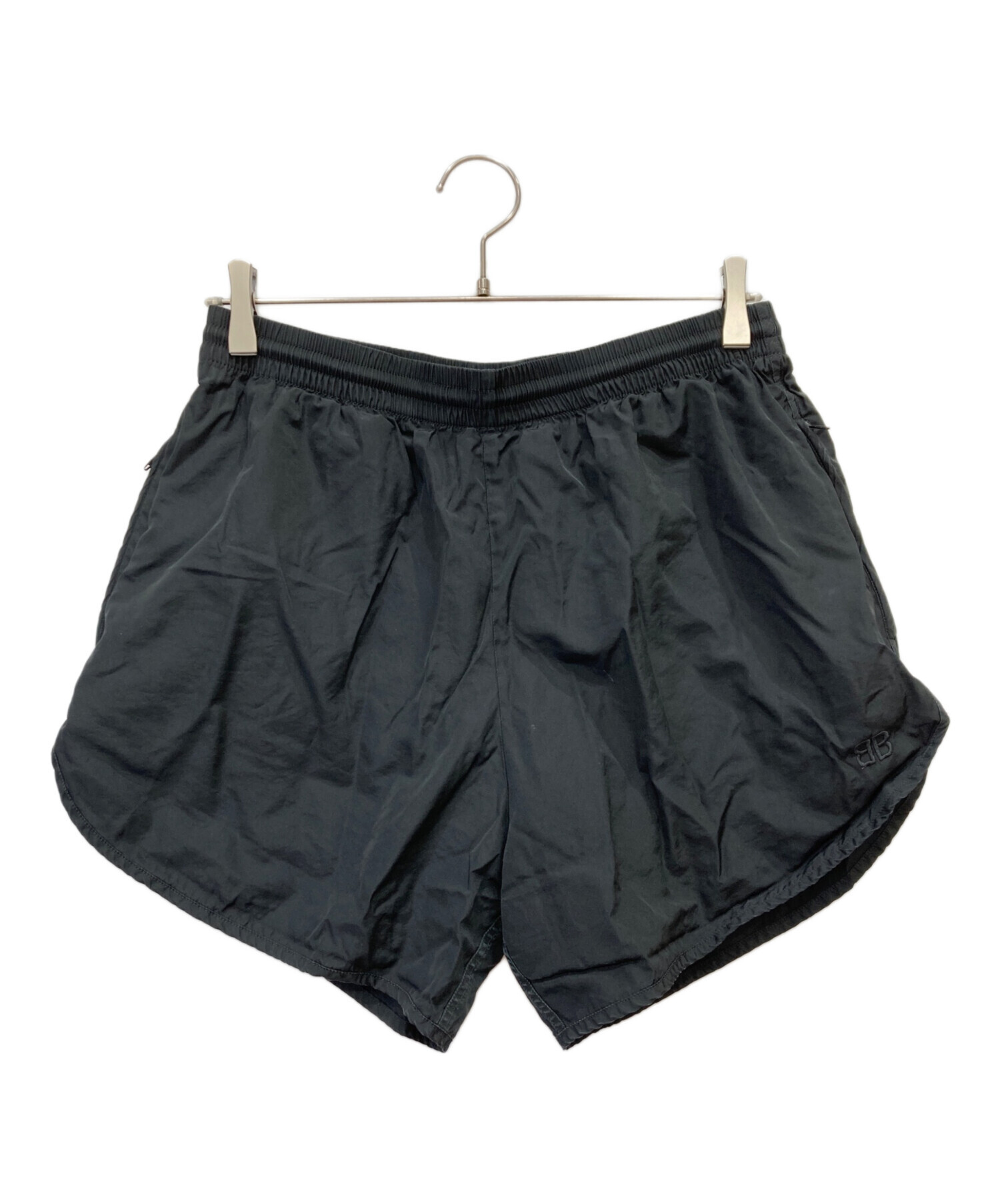 中古・古着通販】BALENCIAGA (バレンシアガ) ハーフパンツ ブラック 中古・古着通販】BALENCIAGA (バレンシアガ) ハーフパンツ ブラック