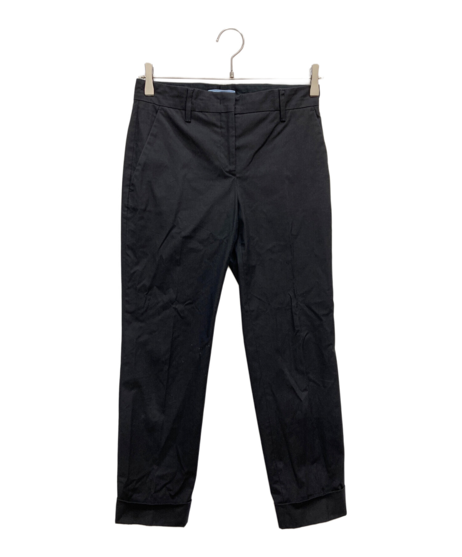 中古・古着通販】PRADA (プラダ) パンツ ブラック サイズ:36｜ブランド