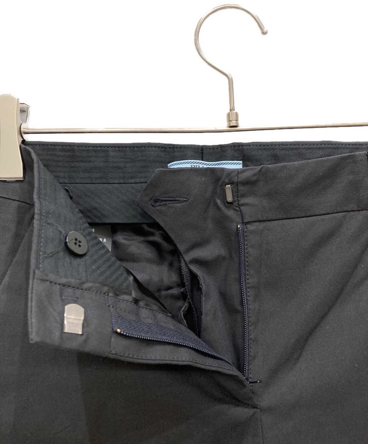 中古・古着通販】PRADA (プラダ) パンツ ブラック サイズ:36｜ブランド