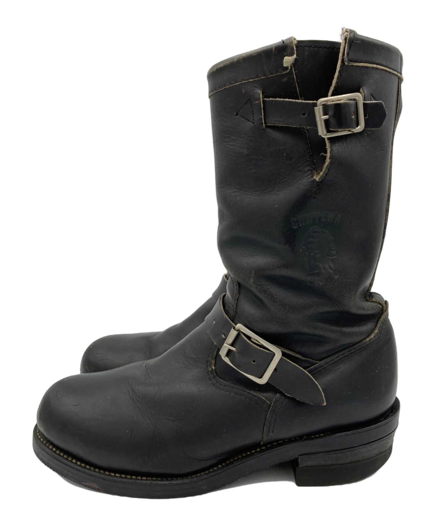 中古・古着通販】CHIPPEWA (チペワ) ロングブーツ ブラック サイズ 