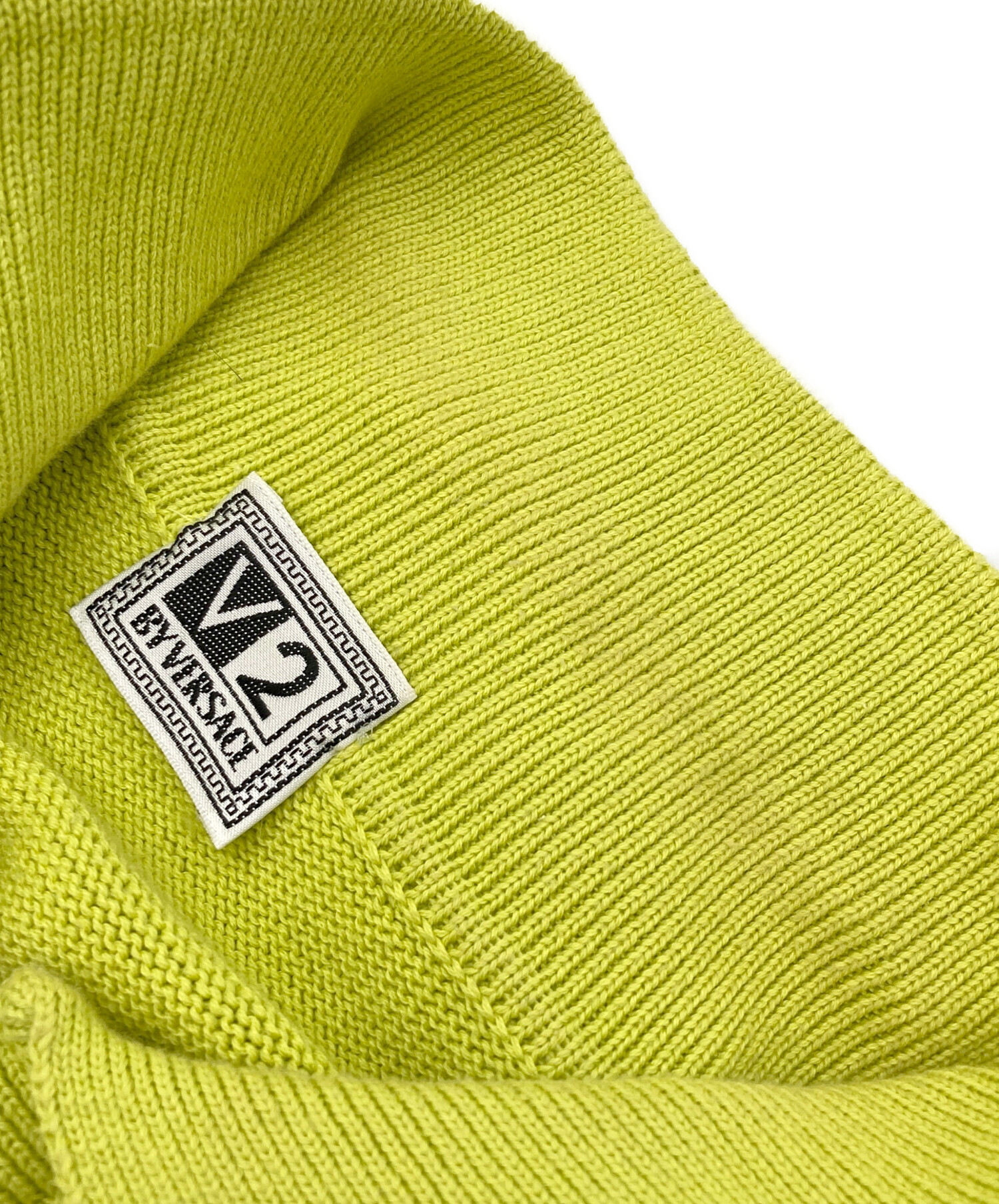 中古・古着通販】V2 BY VERSACE (ヴェルサーチ V2) ニットポロシャツ 
