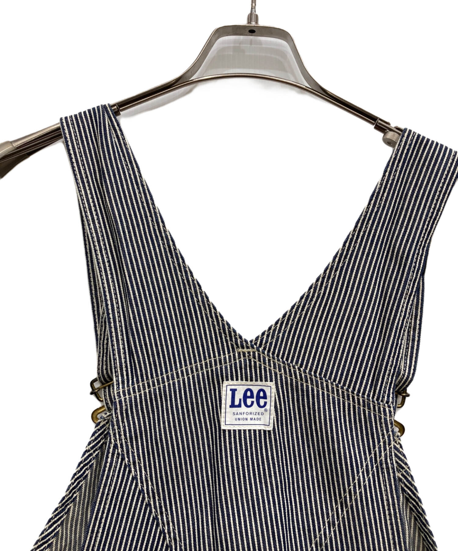 中古・古着通販】LEE (リー) ヒッコリーオーバーオール インディゴ