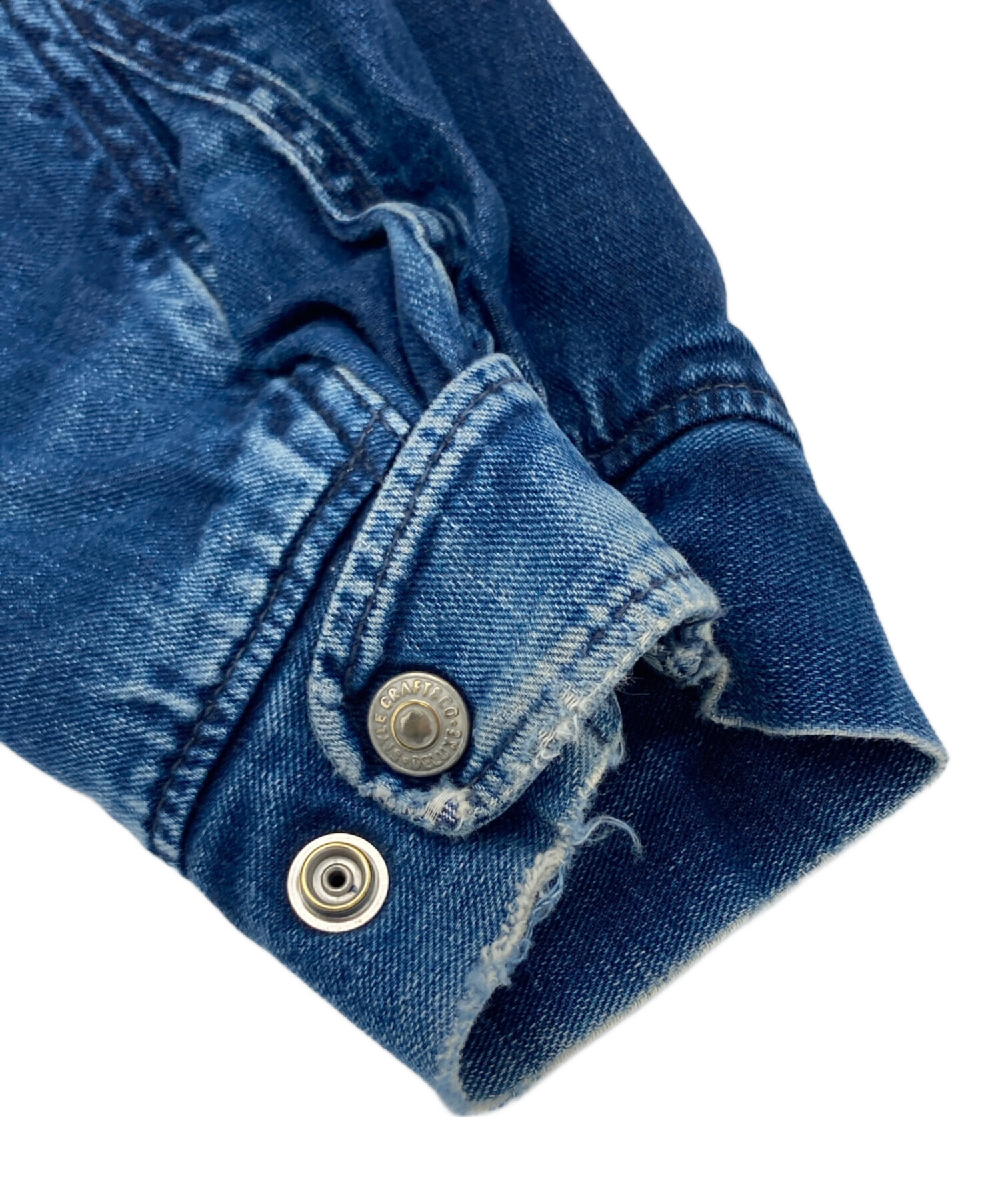00s EVISU エヴィス カバーオール デニム インディゴ サイズ40 中古・古着通販】EVISU (エヴィス) デニムカバーオールジャケット