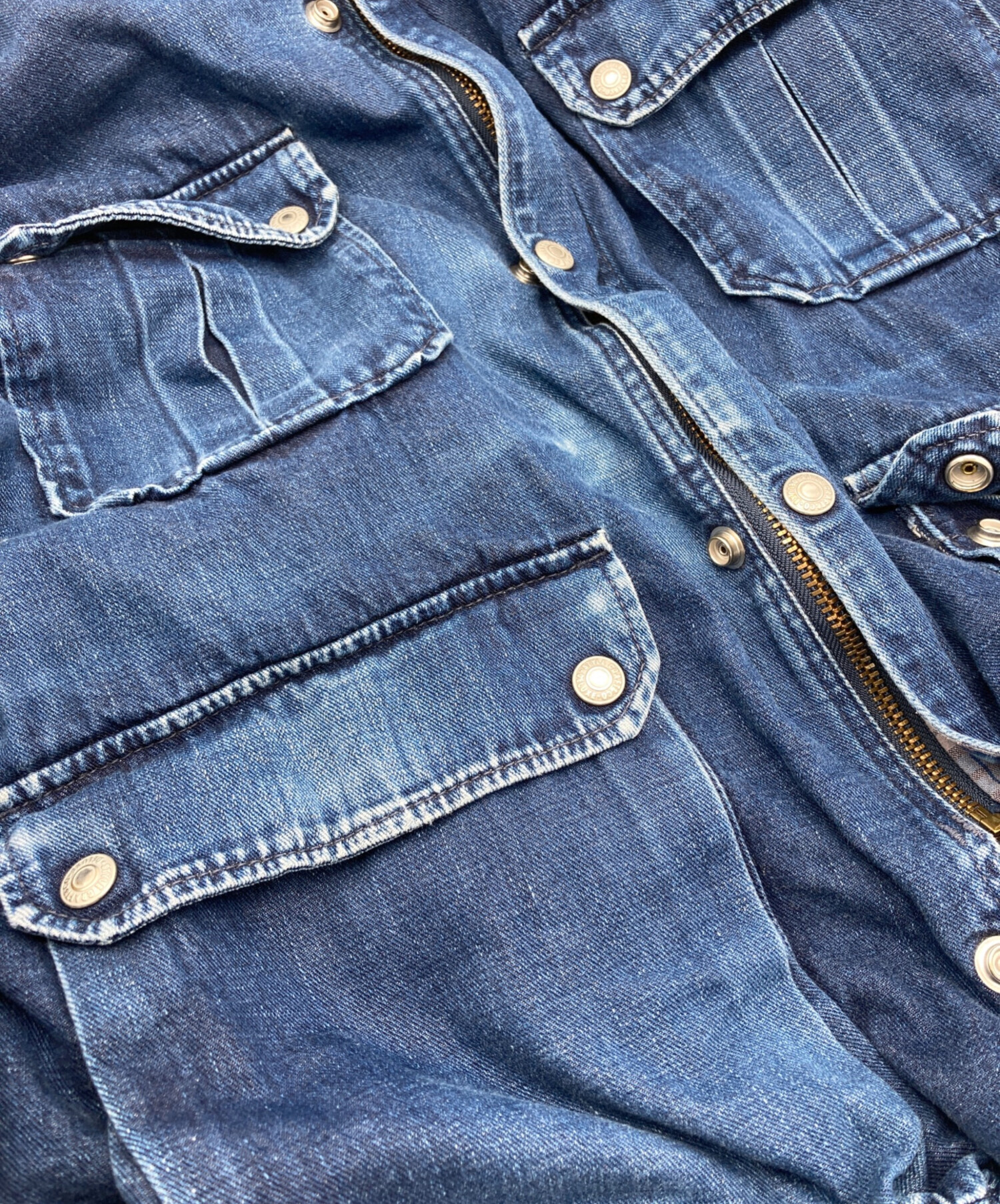 中古・古着通販】EVISU (エヴィス) デニムカバーオールジャケット