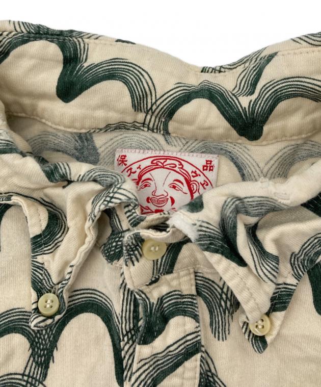 中古・古着通販】EVISU (エヴィス) 長袖ポロシャツ ホワイト サイズ