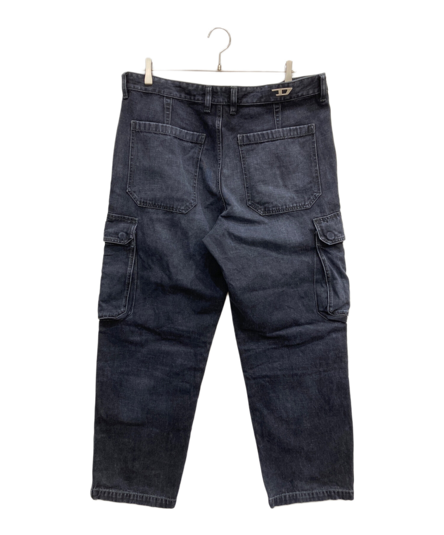 中古・古着通販】DIESEL (ディーゼル) デニムパンツ ブラック サイズ 