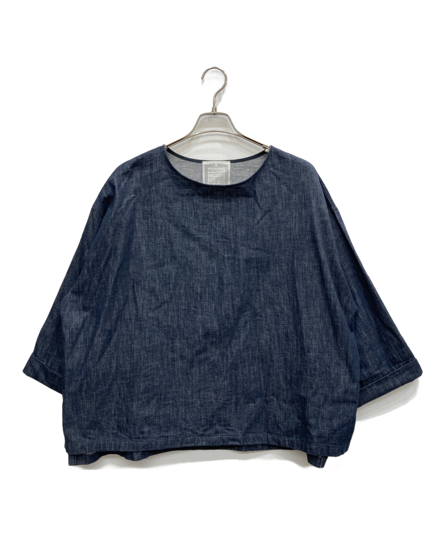BEARDSLEY ビアズリー インド綿 前後2way ふくれ 刺繍ブラウス BEARDSLEY - BEARDSLEY ビアズリー インド綿 前後2way ふくれ 刺繍