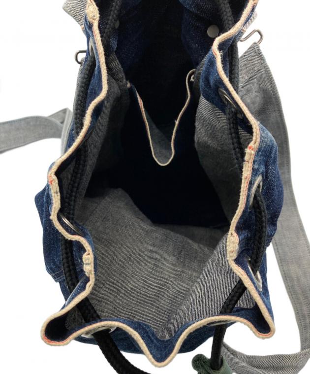 中古・古着通販】EVISU (エヴィス) 巾着型デニムリュック インディゴ