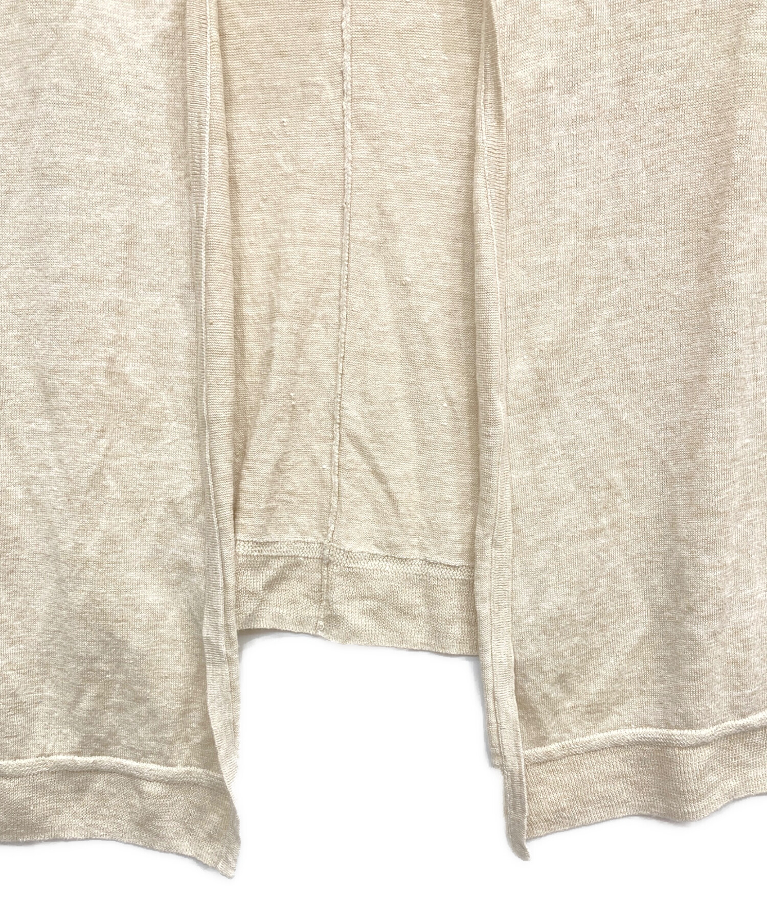 中古・古着通販】BEARDSLEY (ビアズリー) リネンカーディガン ベージュ