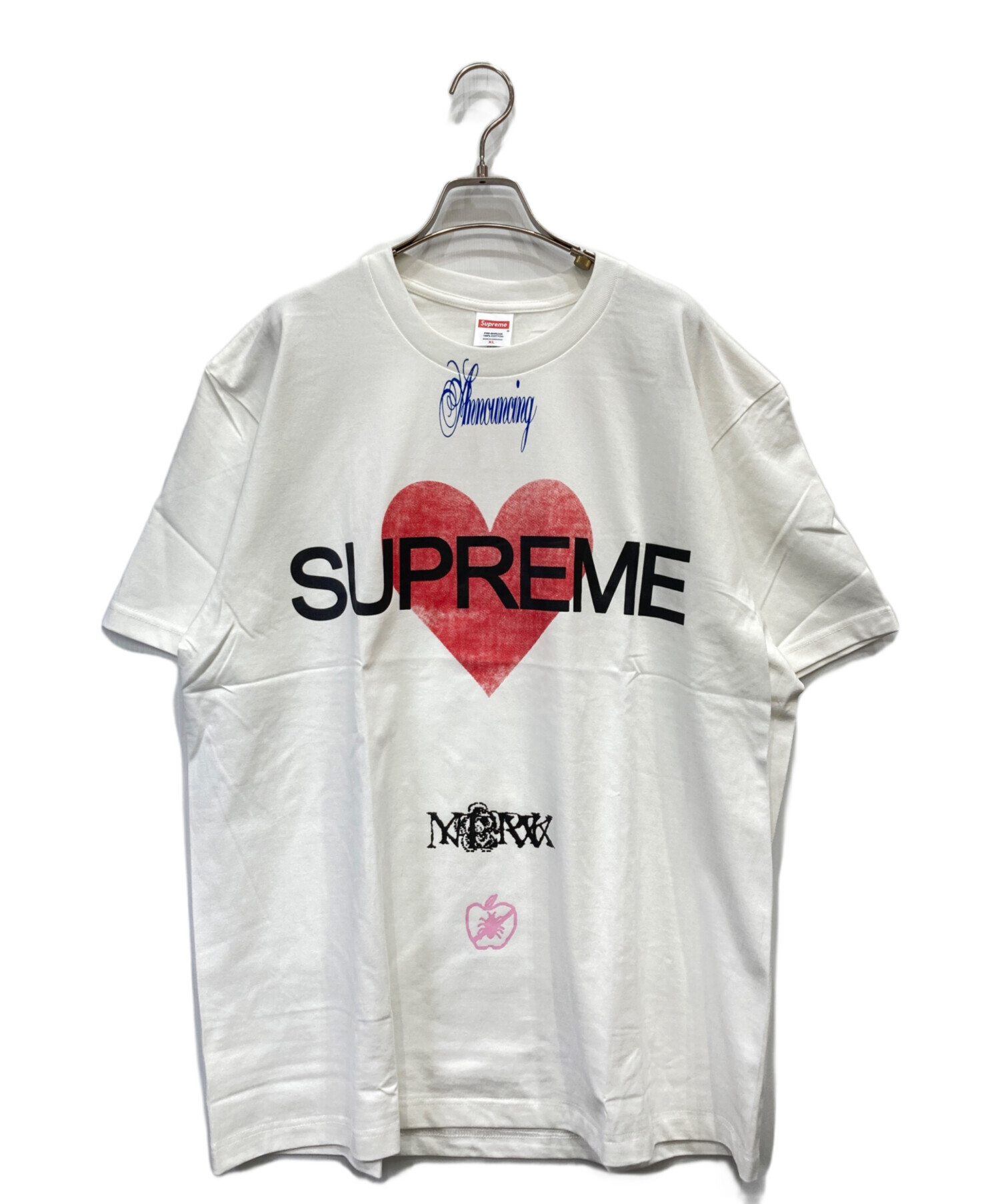 Supreme 新品未使用 Tシャツ ホワイト XL シュプリーム 中古・古着通販】Supreme (シュプリーム) Tシャツ ホワイト サイズ:XL