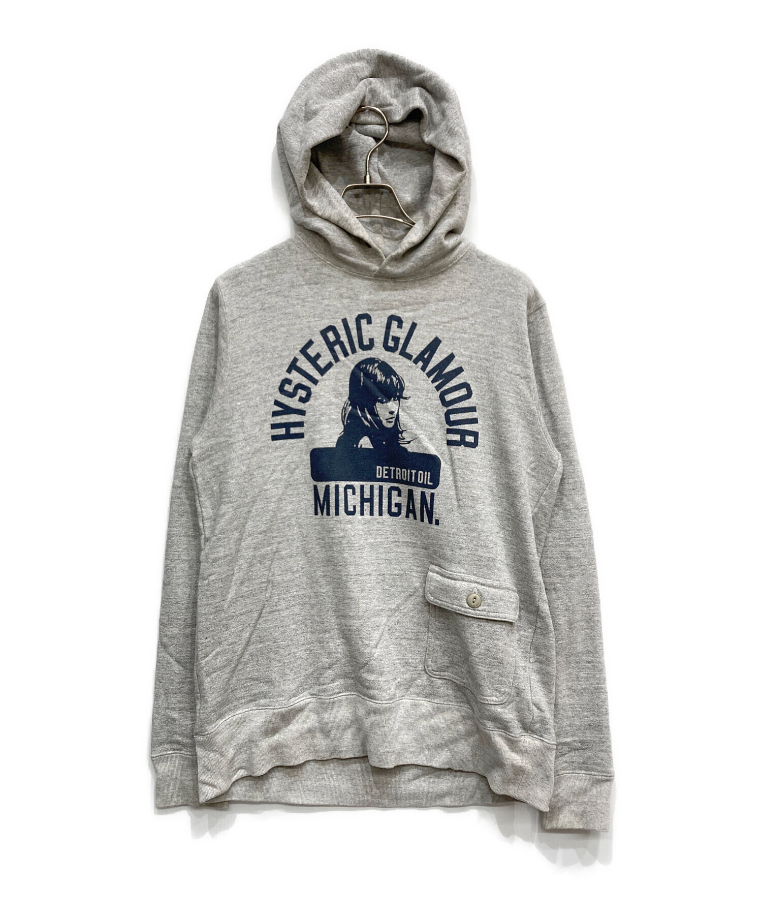 HYISTERIC GLAMOUR ガールプリント パーカー サイズFREE 中古・古着通販】Hysteric Glamour (ヒステリックグラマー) ヒスガール