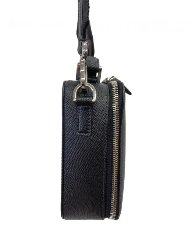 PRADA プラダ/ソフトカーフレザーショルダー/ブラック/1BC005/25/Aランク/75【中古】 PRADA プラダ/ソフトカーフレザーショルダー/ブラック/1BC005/25/A