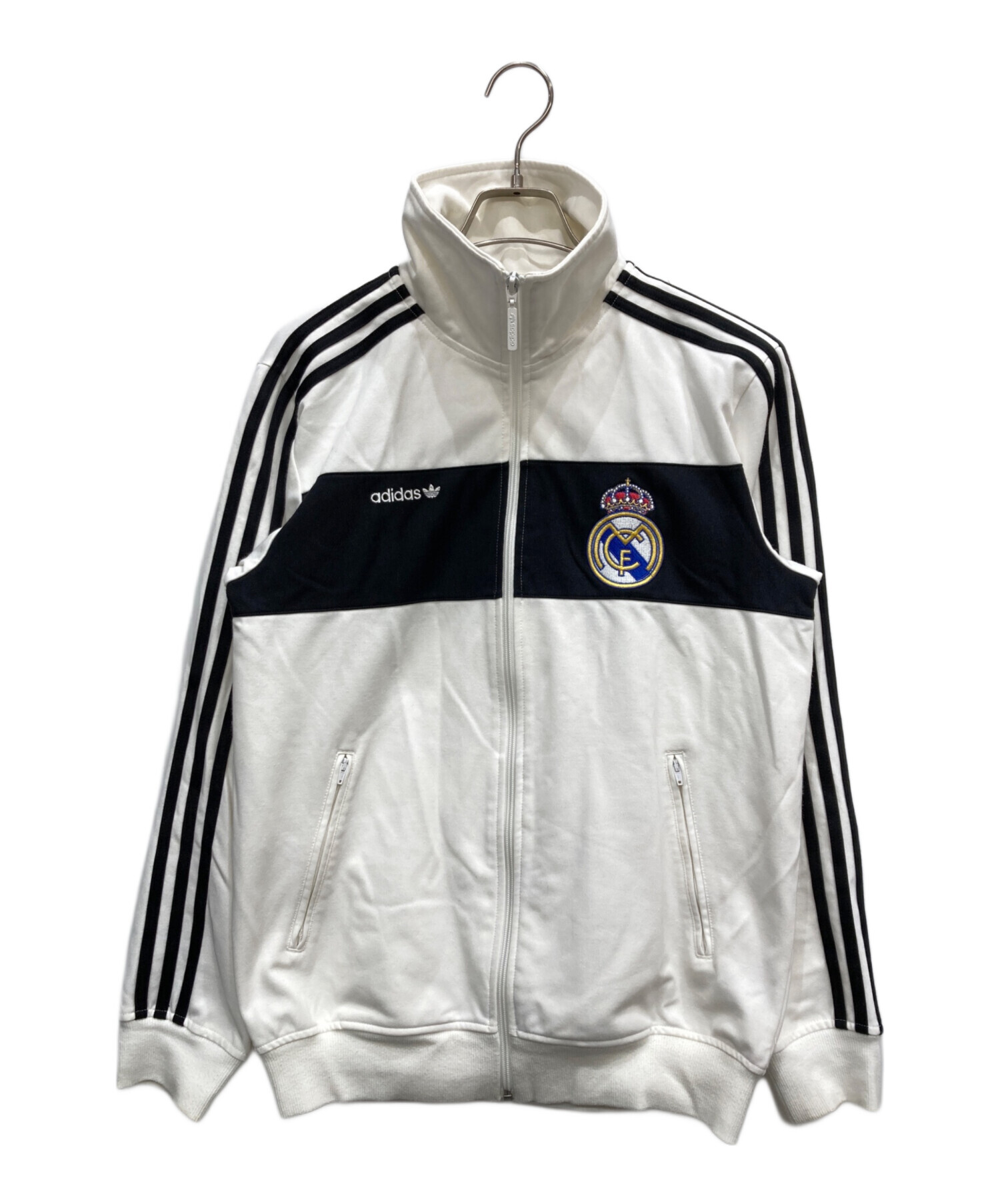中古・古着通販】adidas (アディダス) トラックジャケット ホワイト