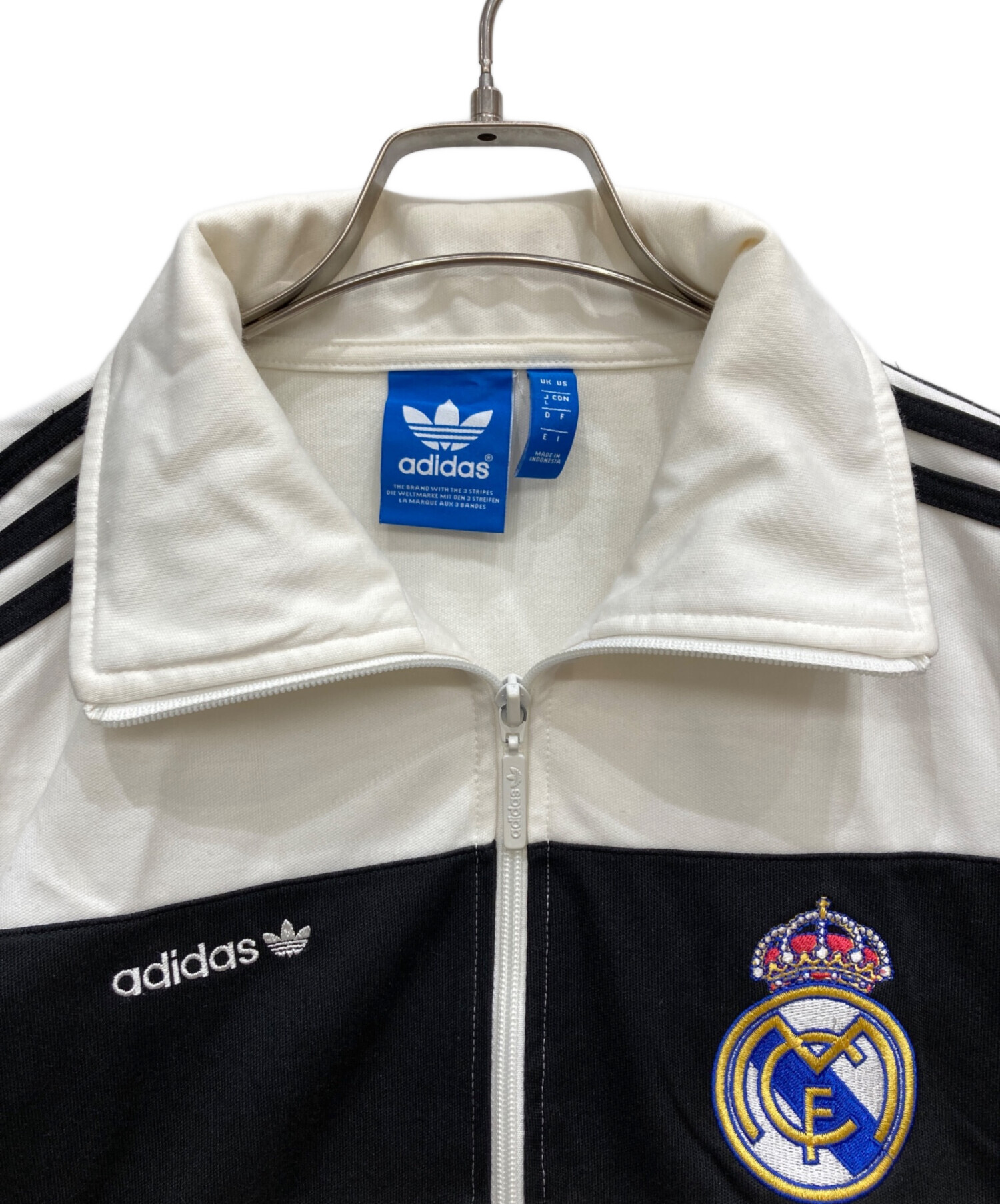 中古・古着通販】adidas (アディダス) トラックジャケット ホワイト