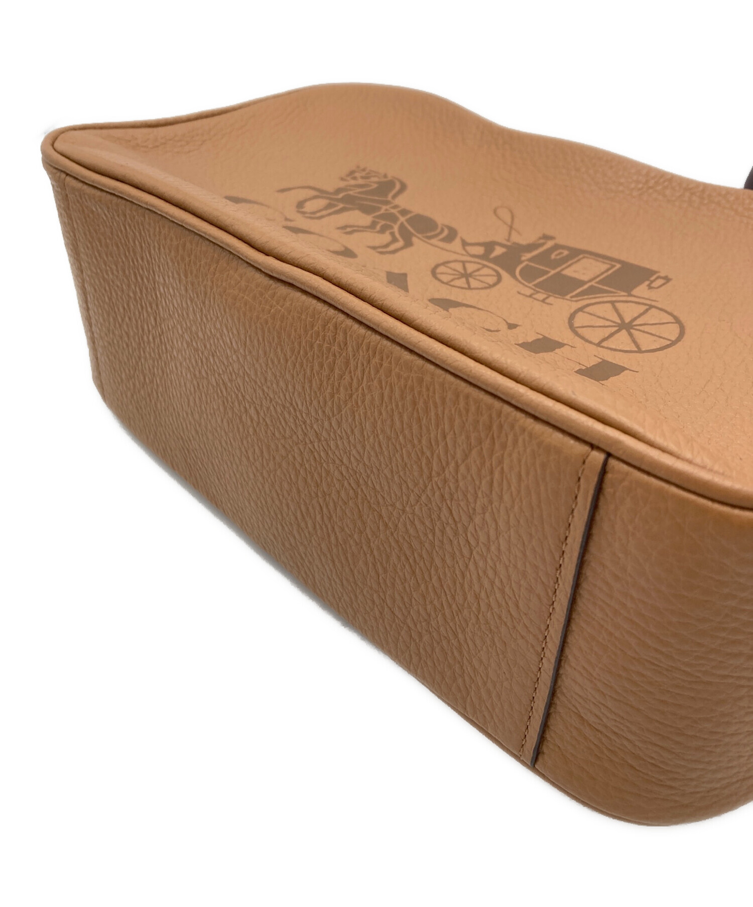 中古・古着通販】COACH (コーチ) ショルダーバッグ ベージュ｜ブランド