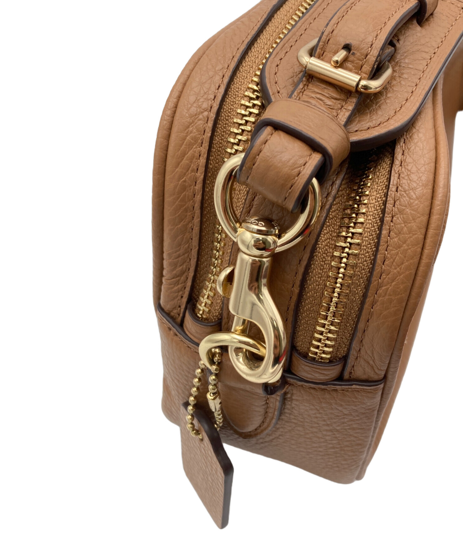 中古・古着通販】COACH (コーチ) ショルダーバッグ ベージュ｜ブランド