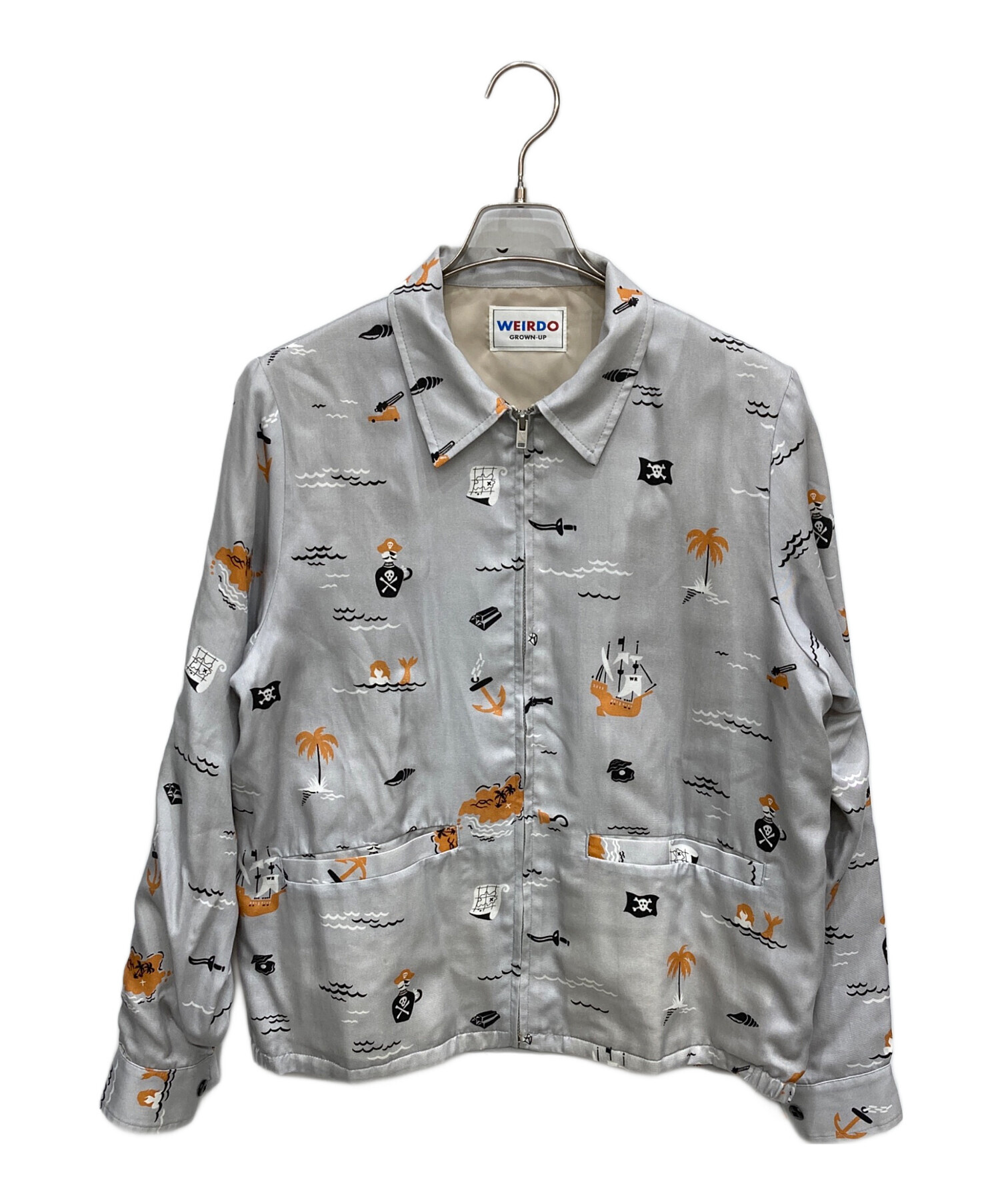 中古・古着通販】WEIRDO (ウィアード) Pirates Jacket グレー サイズ:S