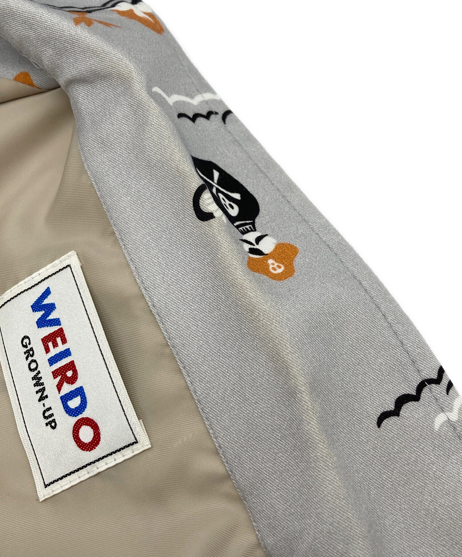 中古・古着通販】WEIRDO (ウィアード) Pirates Jacket グレー サイズ:S