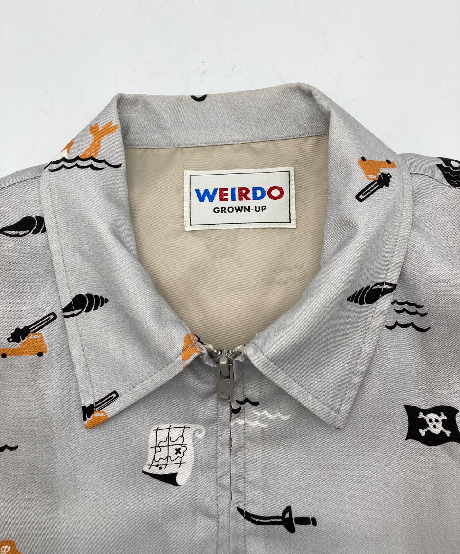 中古・古着通販】WEIRDO (ウィアード) Pirates Jacket グレー サイズ:S