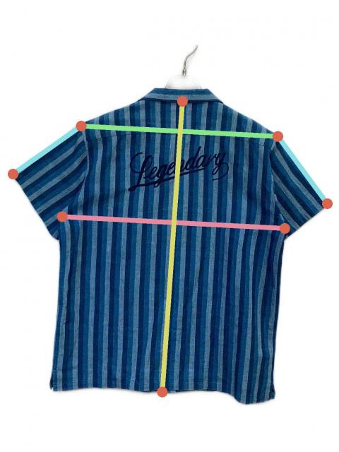 中古・古着通販】CALEE (キャリー) オープンカラーシャツ ブルー