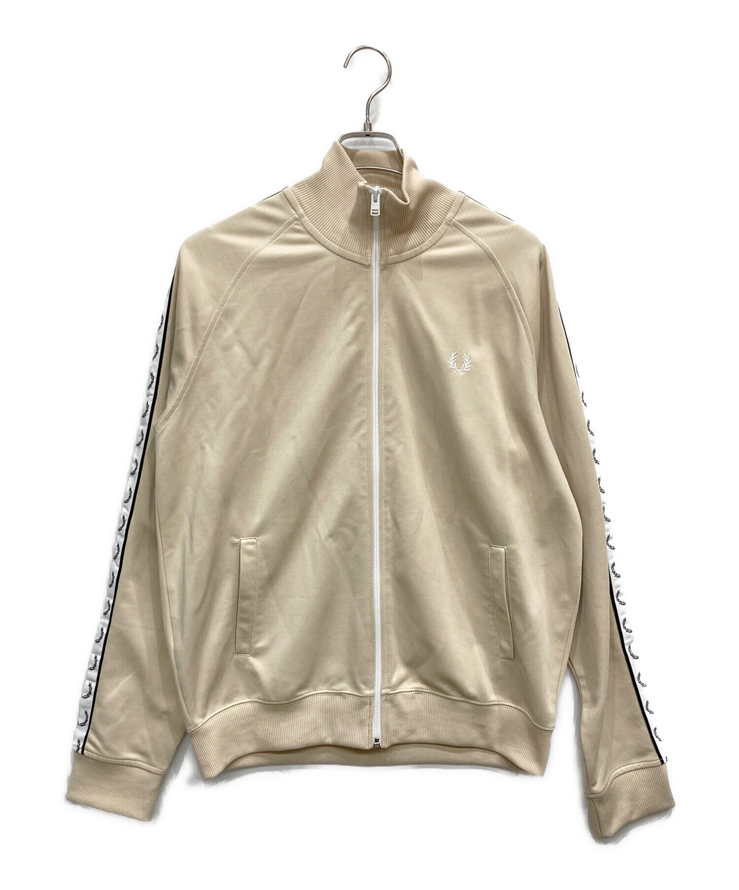 FRED PERRY トラックジャケット　ベージュ 中古・古着通販】FRED PERRY (フレッドペリー) トラックジャケット