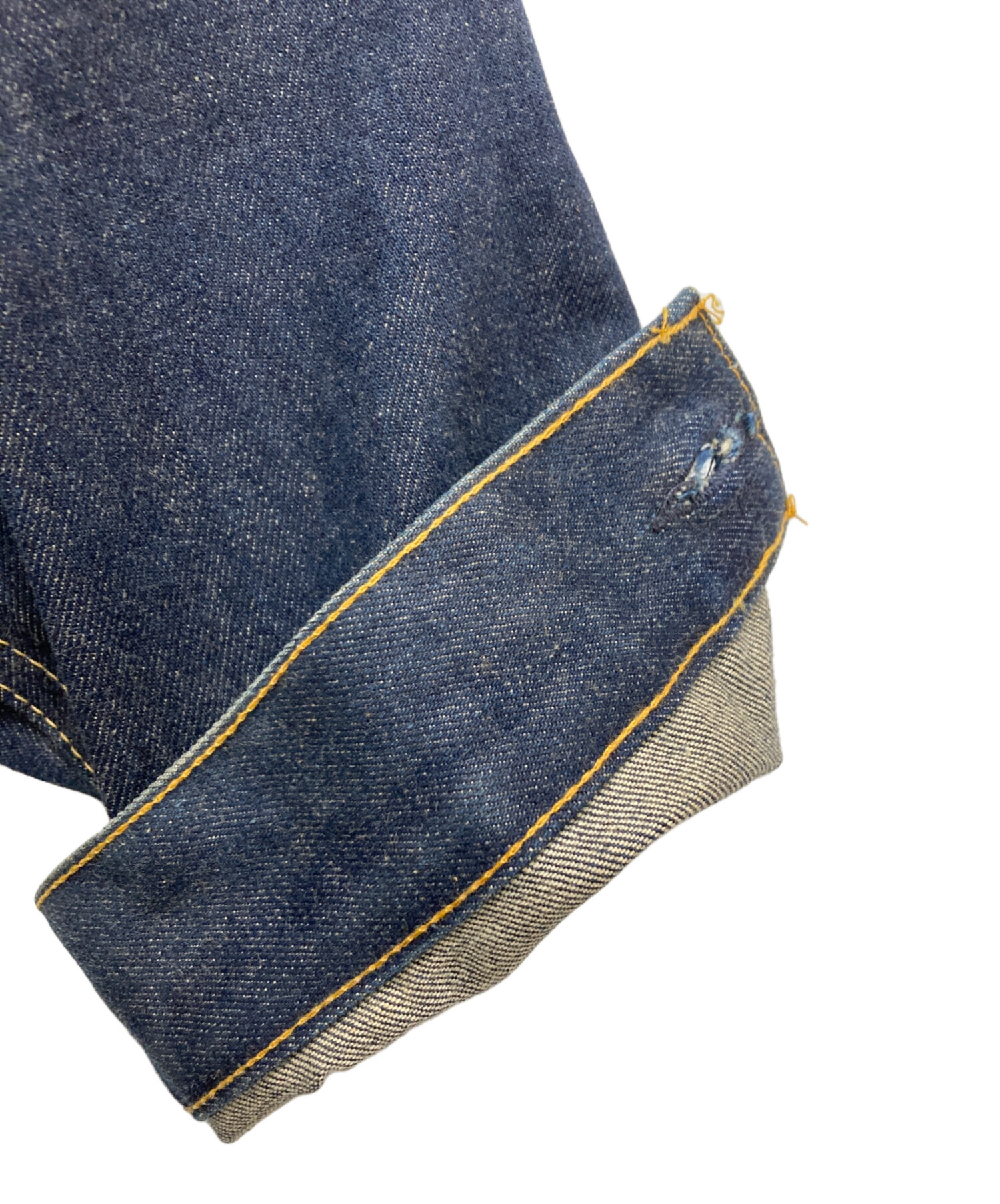 USA製ロング丈赤タグLevi's デニムジャケット サイズ44L インディゴ 中古・古着通販】LEVI'S (リーバイス) デニムジャケット インディゴ