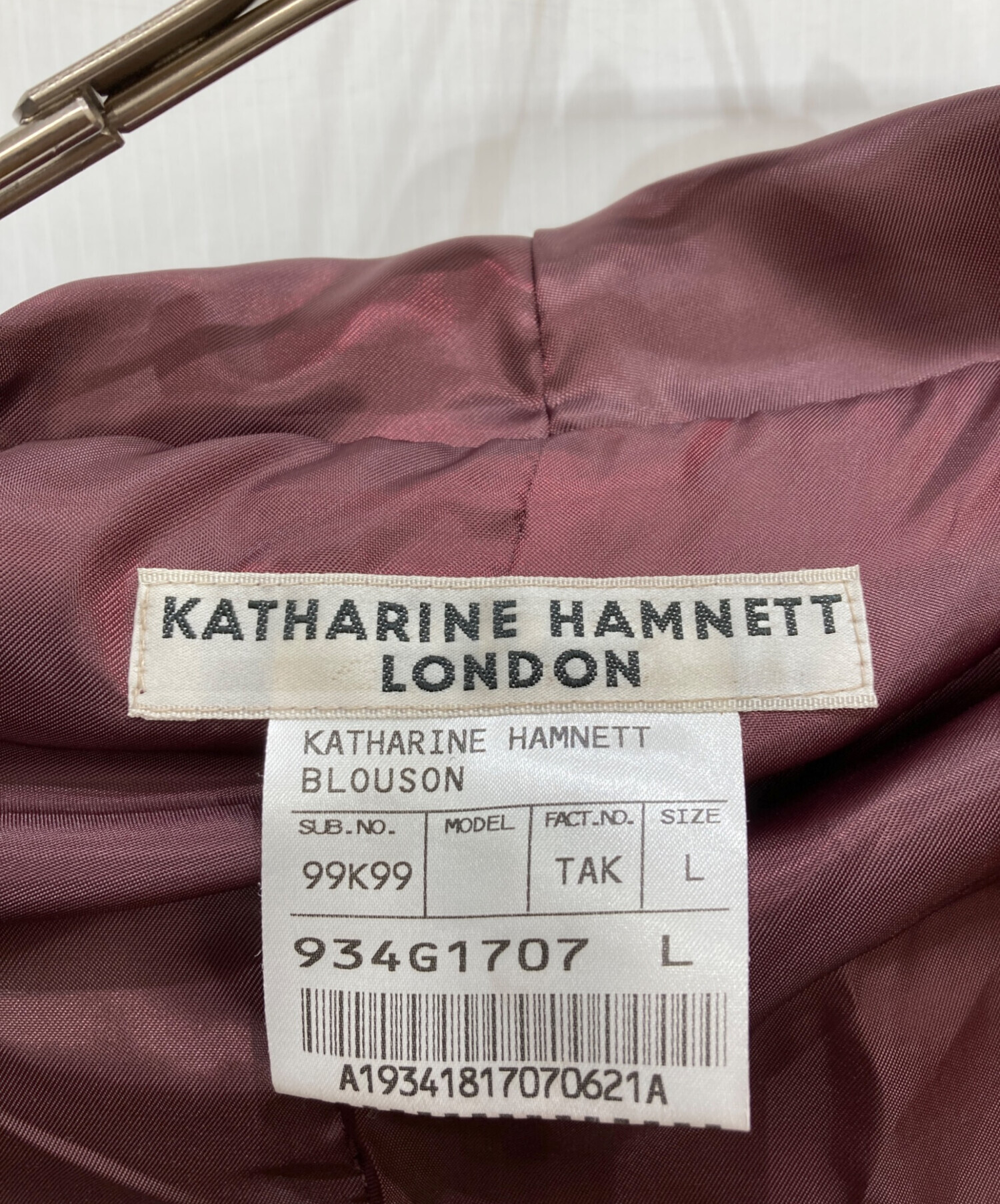 中古・古着通販】KATHARINE HAMNETT (キャサリンハムネット) ゴート