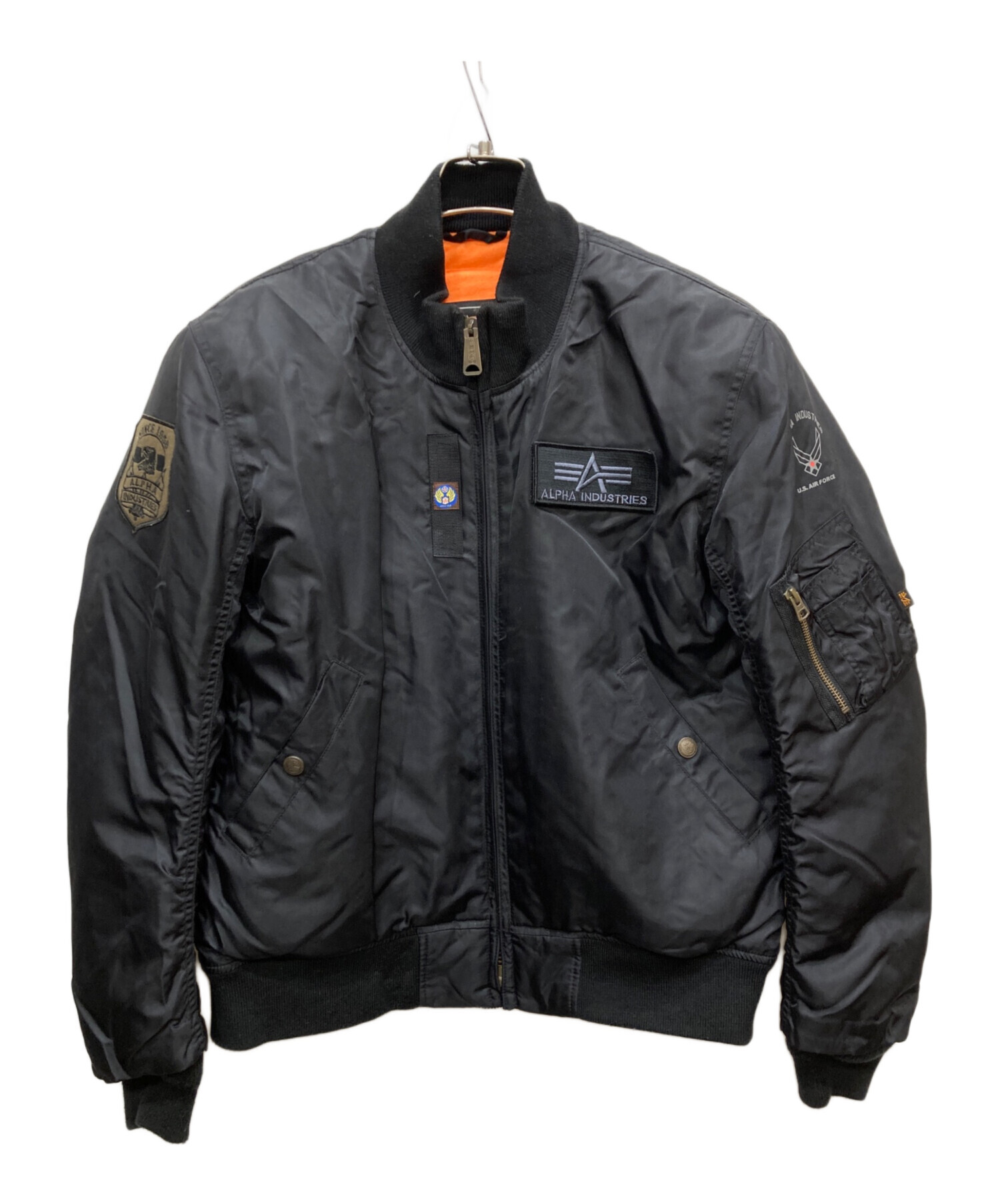 中古・古着通販】ALPHA (アルファ) MA-1 ALVA-1611W ブラック サイズ:M