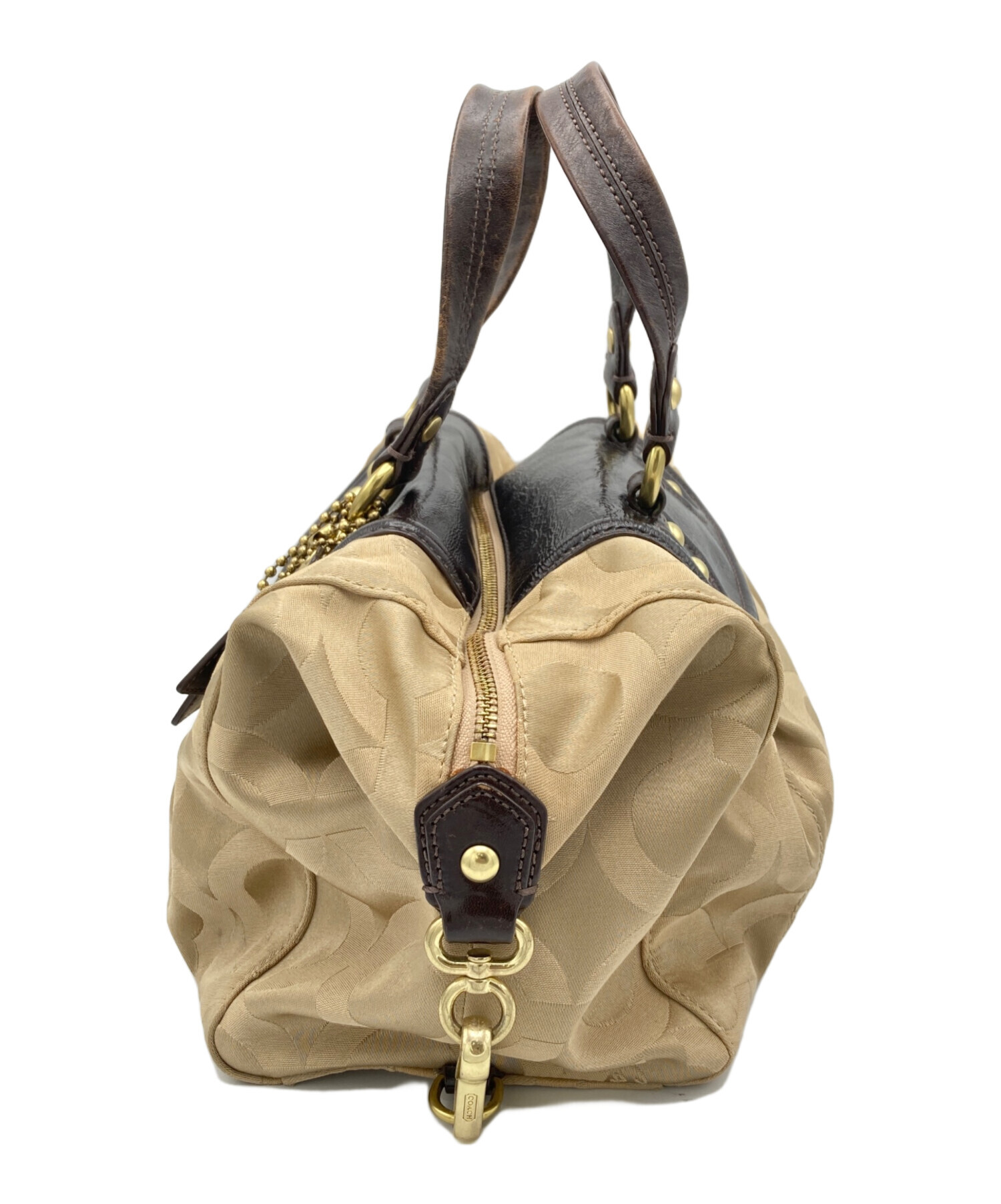 中古・古着通販】COACH (コーチ) Ashleyサッチェルバッグ ベージュ 
