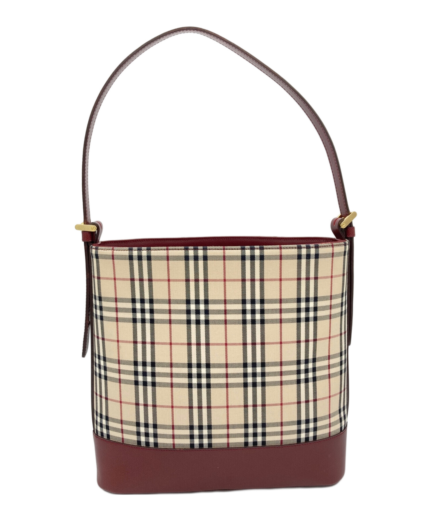 【最終値下げ】 バーバリー BURBERRY ノバチェック ハート エナメル ショルダーバッグ 【最終値下げ】【中古】 BURBERRY - 【最終値下げ】 バーバリー BURBERRY ノバチェック ハート
